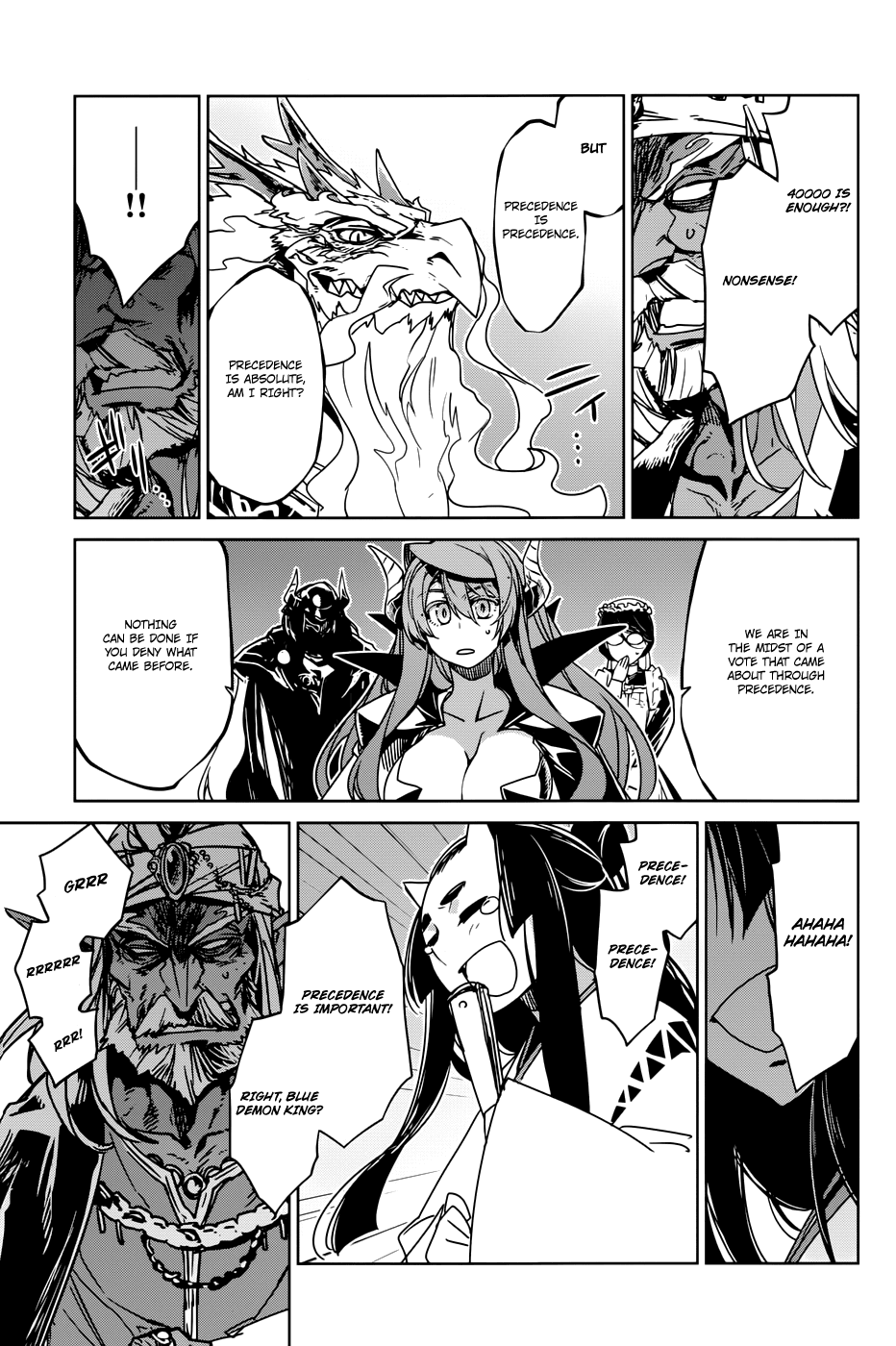 Maoyuu Maou Yuusha - "Kono Watashi no Mono Tonare, Yuusha yo" "Kotowaru!" Chapter 28 page 36 - Chapter 28: Law