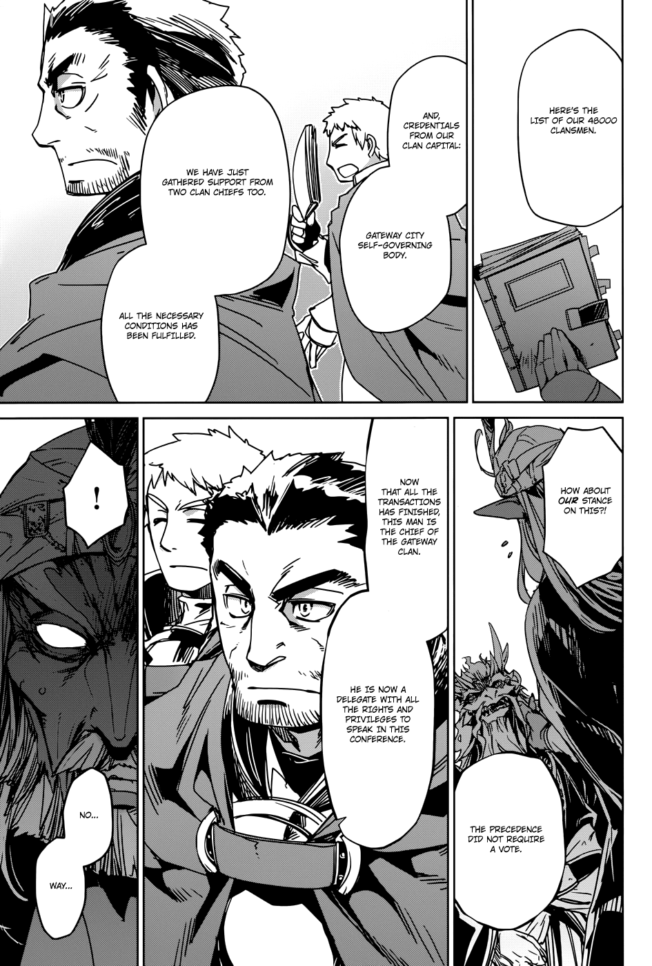 Maoyuu Maou Yuusha - "Kono Watashi no Mono Tonare, Yuusha yo" "Kotowaru!" Chapter 28 page 38 - Chapter 28: Law