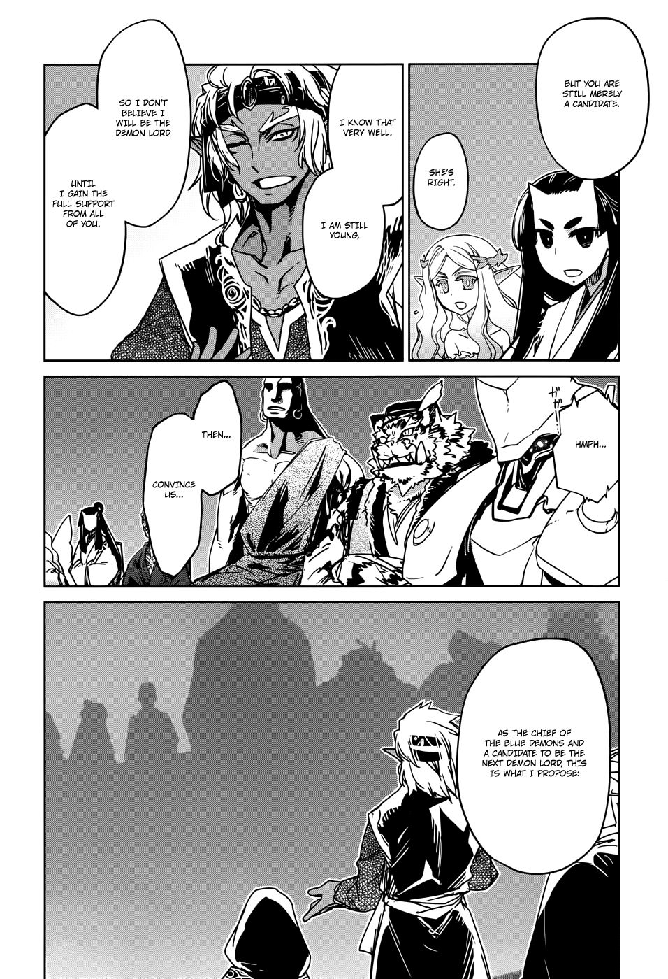 Maoyuu Maou Yuusha - "Kono Watashi no Mono Tonare, Yuusha yo" "Kotowaru!" Chapter 29 page 29 - Chapter 29: The Seal King of the Blue Demons