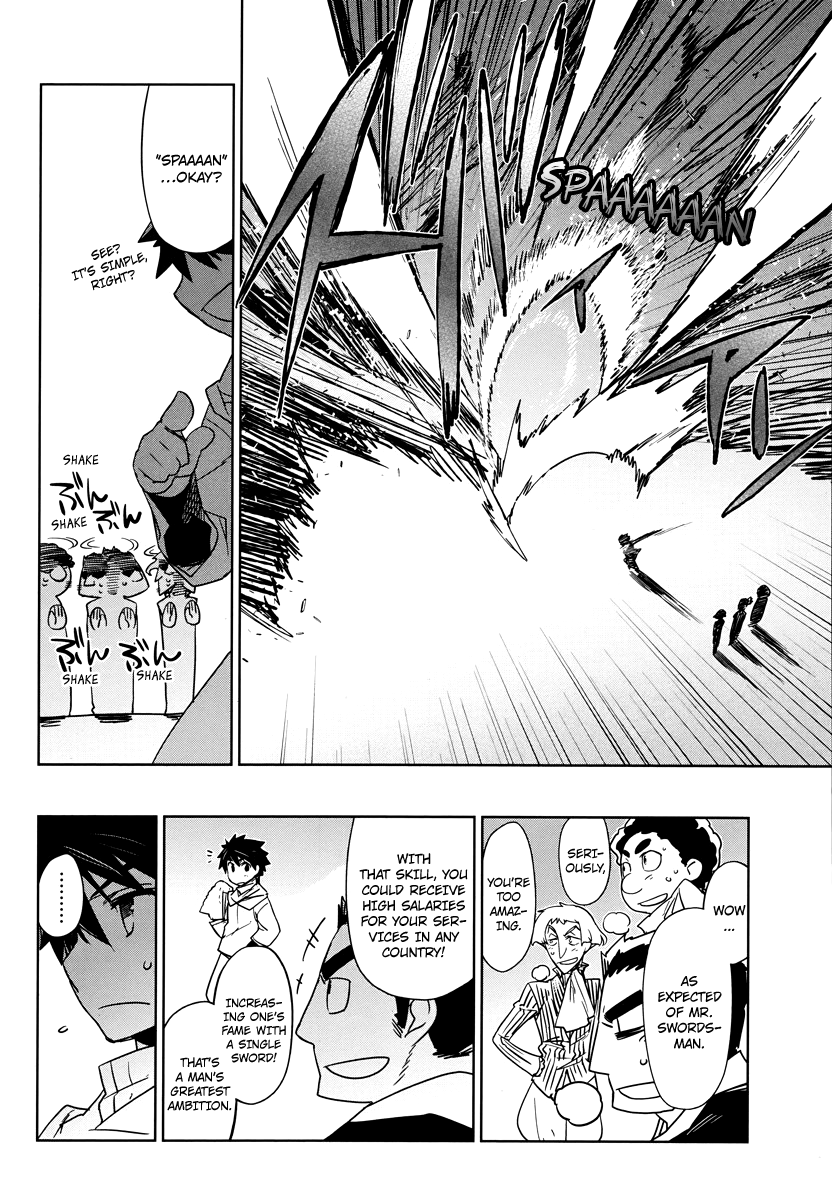 Maoyuu Maou Yuusha - "Kono Watashi no Mono Tonare, Yuusha yo" "Kotowaru!" Chapter 3 page 20 - Chapter 3: Having Lots of Food Makes Me Very Happy