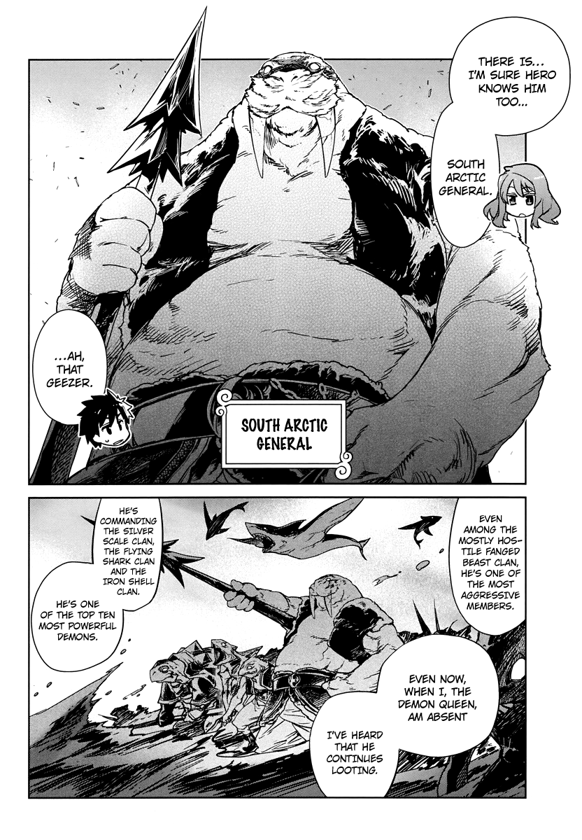 Maoyuu Maou Yuusha - "Kono Watashi no Mono Tonare, Yuusha yo" "Kotowaru!" Chapter 3 page 28 - Chapter 3: Having Lots of Food Makes Me Very Happy