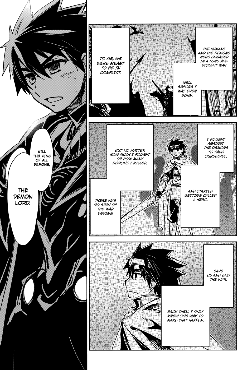 Maoyuu Maou Yuusha - "Kono Watashi no Mono Tonare, Yuusha yo" "Kotowaru!" Chapter 30 page 27 - Chapter 30: The Demon Queen is the True Hero