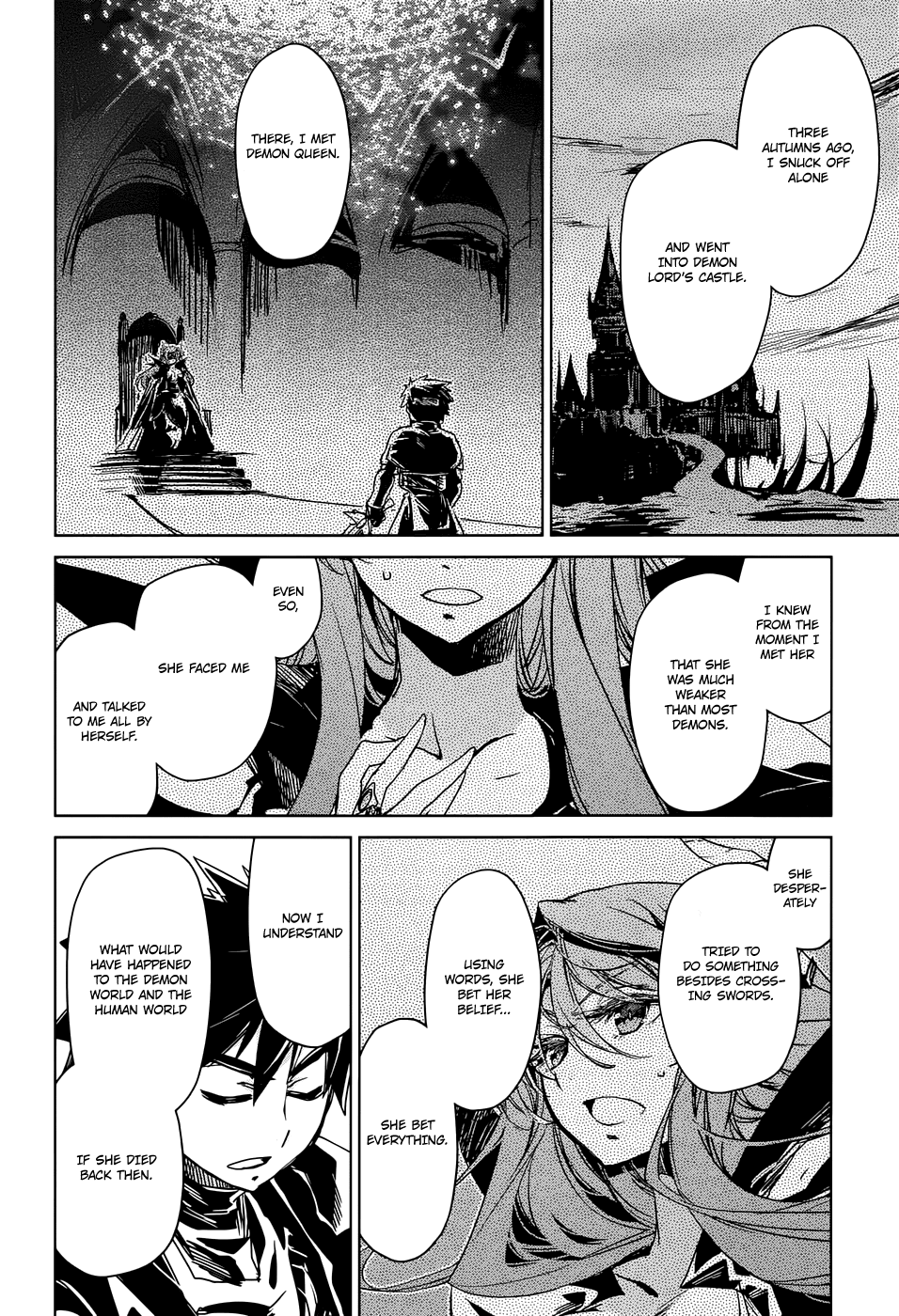 Maoyuu Maou Yuusha - "Kono Watashi no Mono Tonare, Yuusha yo" "Kotowaru!" Chapter 30 page 28 - Chapter 30: The Demon Queen is the True Hero