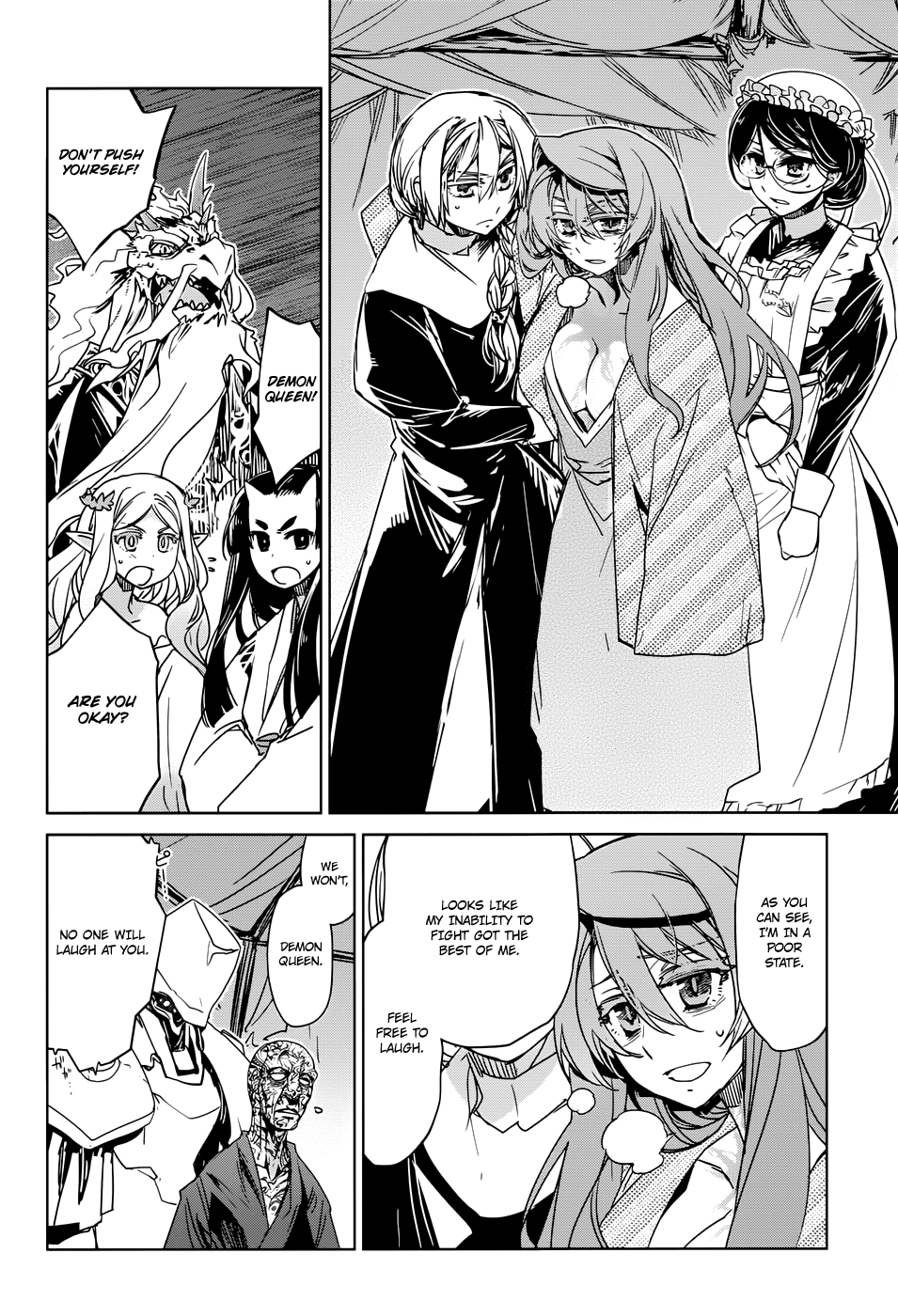 Maoyuu Maou Yuusha - "Kono Watashi no Mono Tonare, Yuusha yo" "Kotowaru!" Chapter 30 page 32 - Chapter 30: The Demon Queen is the True Hero