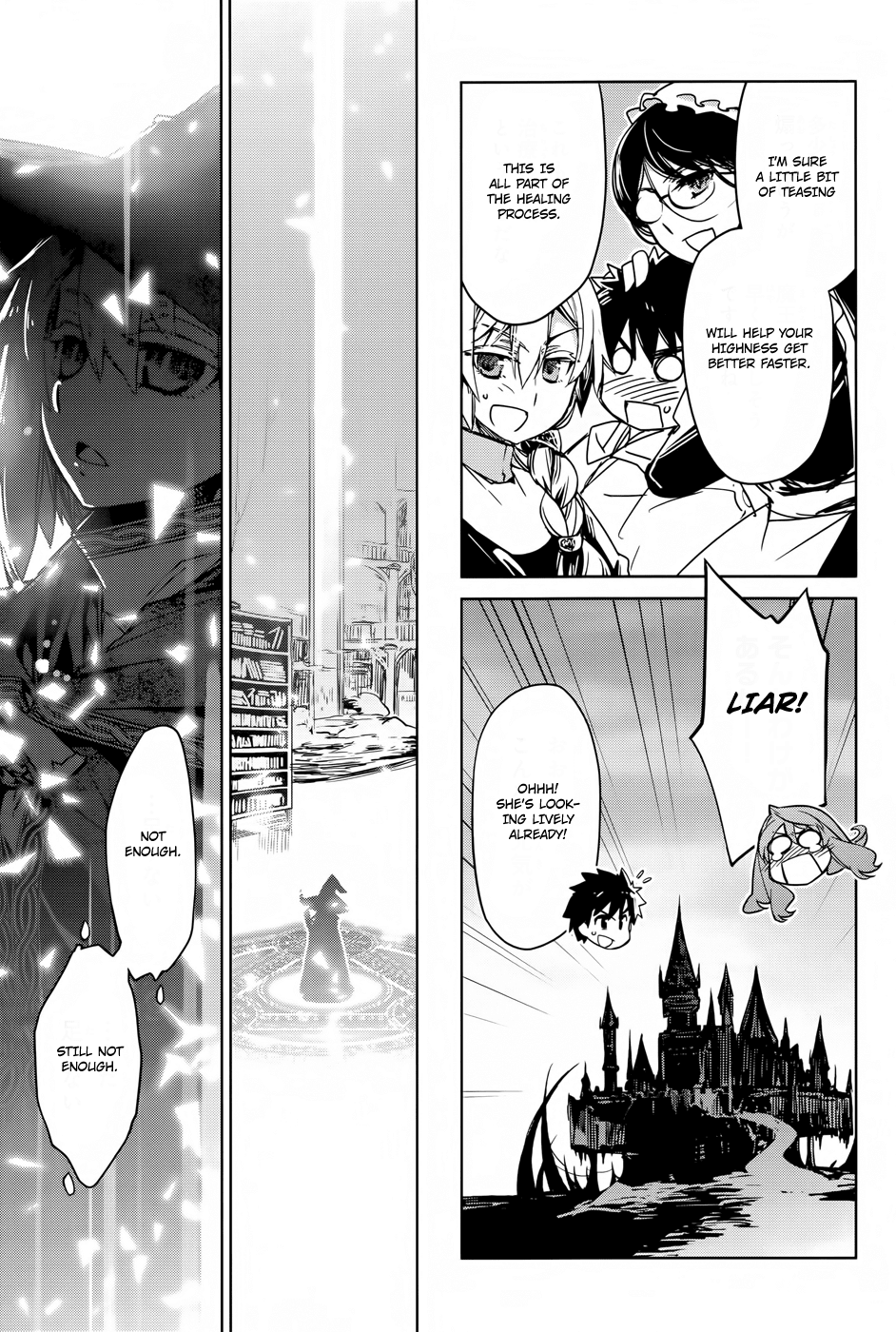 Maoyuu Maou Yuusha - "Kono Watashi no Mono Tonare, Yuusha yo" "Kotowaru!" Chapter 30 page 49 - Chapter 30: The Demon Queen is the True Hero