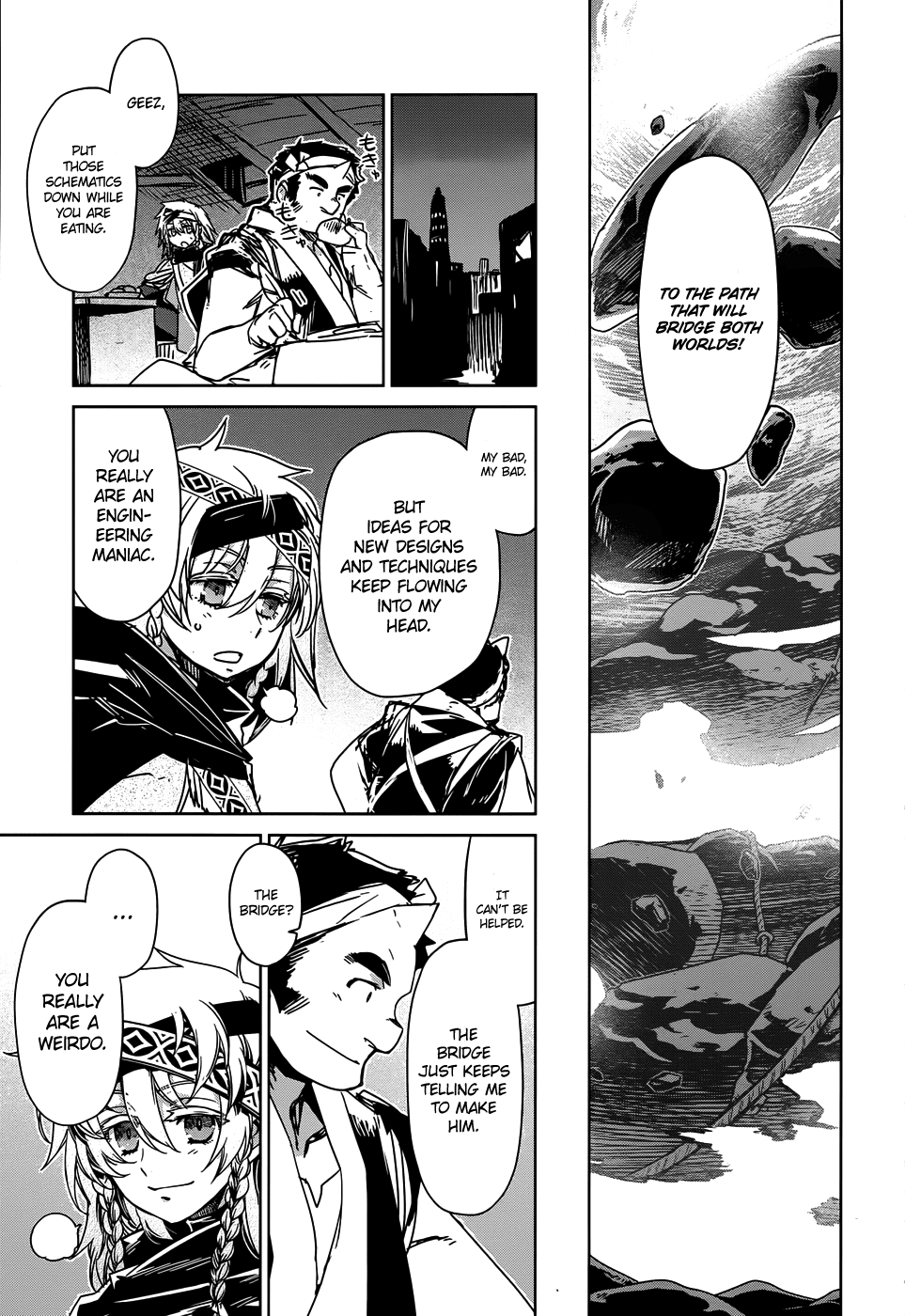 Maoyuu Maou Yuusha - "Kono Watashi no Mono Tonare, Yuusha yo" "Kotowaru!" Chapter 31 page 24 - Chapter 31: We are the Crimson Youth