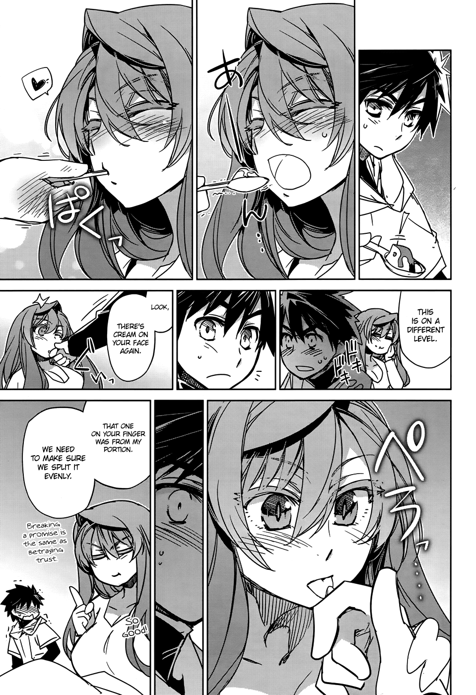 Maoyuu Maou Yuusha - "Kono Watashi no Mono Tonare, Yuusha yo" "Kotowaru!" Chapter 31 page 36 - Chapter 31: We are the Crimson Youth