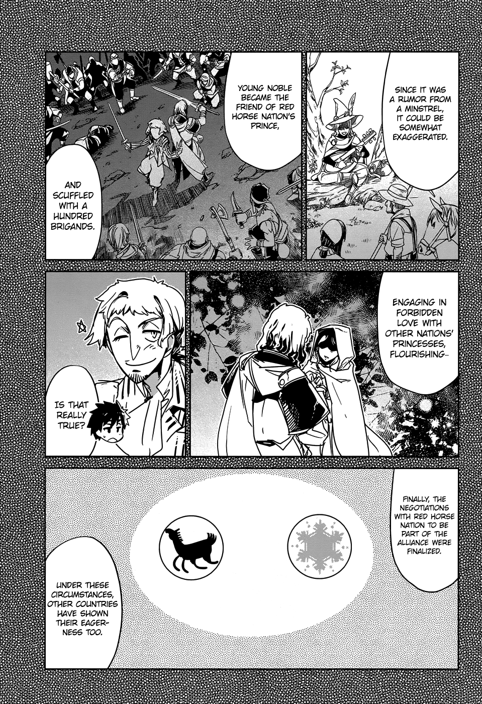 Maoyuu Maou Yuusha - "Kono Watashi no Mono Tonare, Yuusha yo" "Kotowaru!" Chapter 32 page 16 - Chapter 32: I Just Wanted to Walk With You