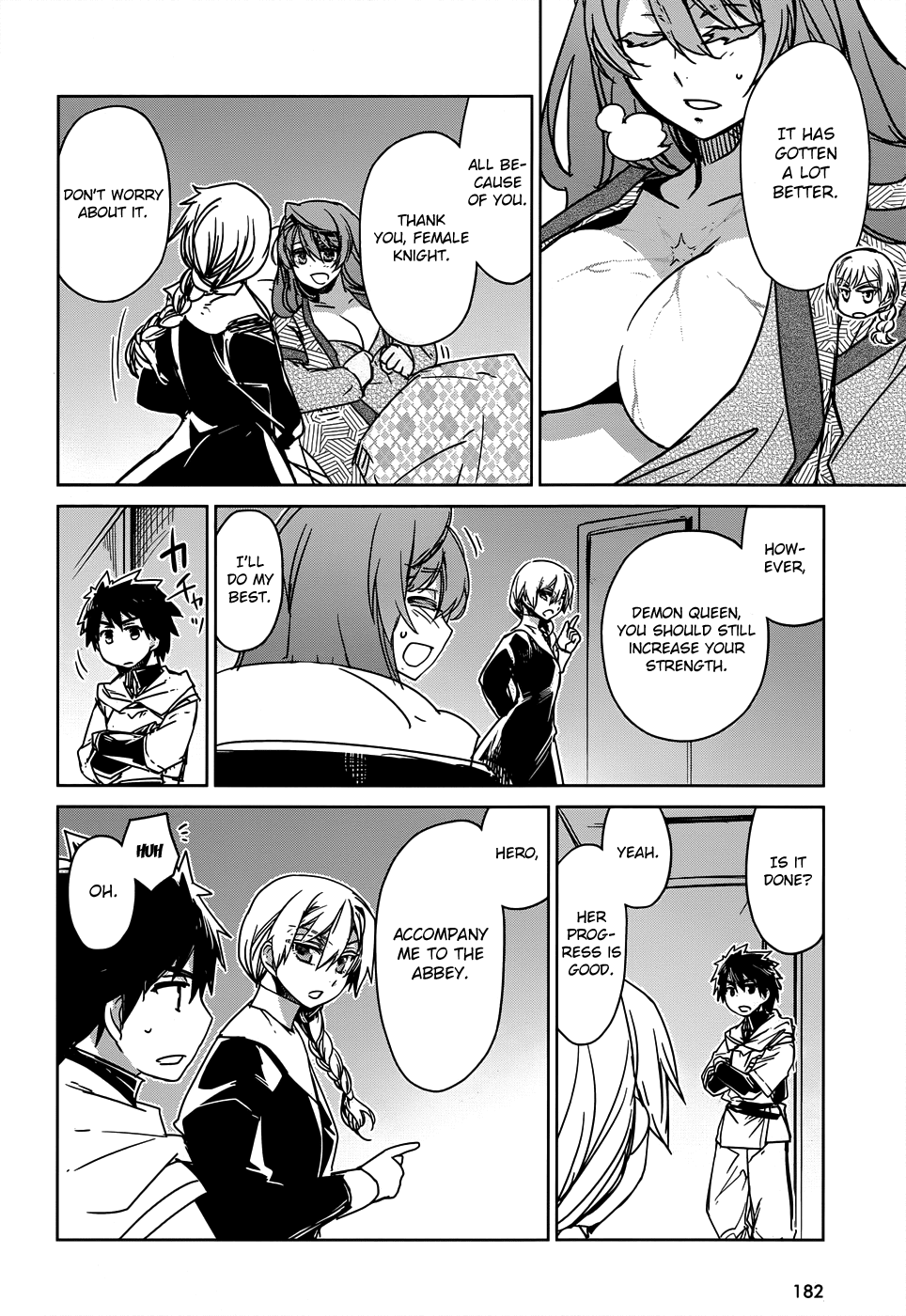 Maoyuu Maou Yuusha - "Kono Watashi no Mono Tonare, Yuusha yo" "Kotowaru!" Chapter 32 page 21 - Chapter 32: I Just Wanted to Walk With You