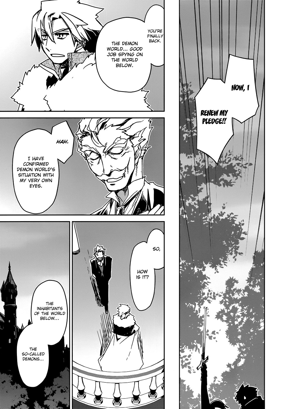 Maoyuu Maou Yuusha - "Kono Watashi no Mono Tonare, Yuusha yo" "Kotowaru!" Chapter 32 page 30 - Chapter 32: I Just Wanted to Walk With You