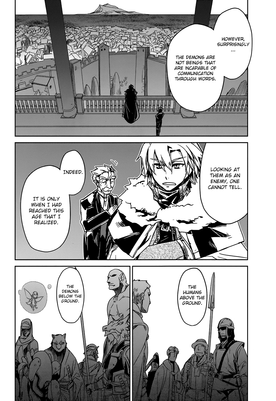 Maoyuu Maou Yuusha - "Kono Watashi no Mono Tonare, Yuusha yo" "Kotowaru!" Chapter 32 page 35 - Chapter 32: I Just Wanted to Walk With You