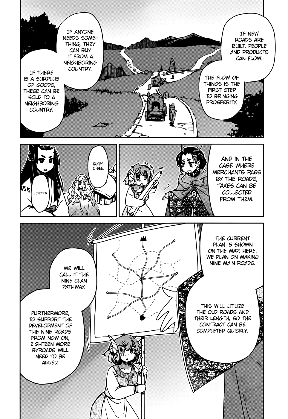 Maoyuu Maou Yuusha - "Kono Watashi no Mono Tonare, Yuusha yo" "Kotowaru!" Chapter 33 page 11 - Chapter 33: Roads
