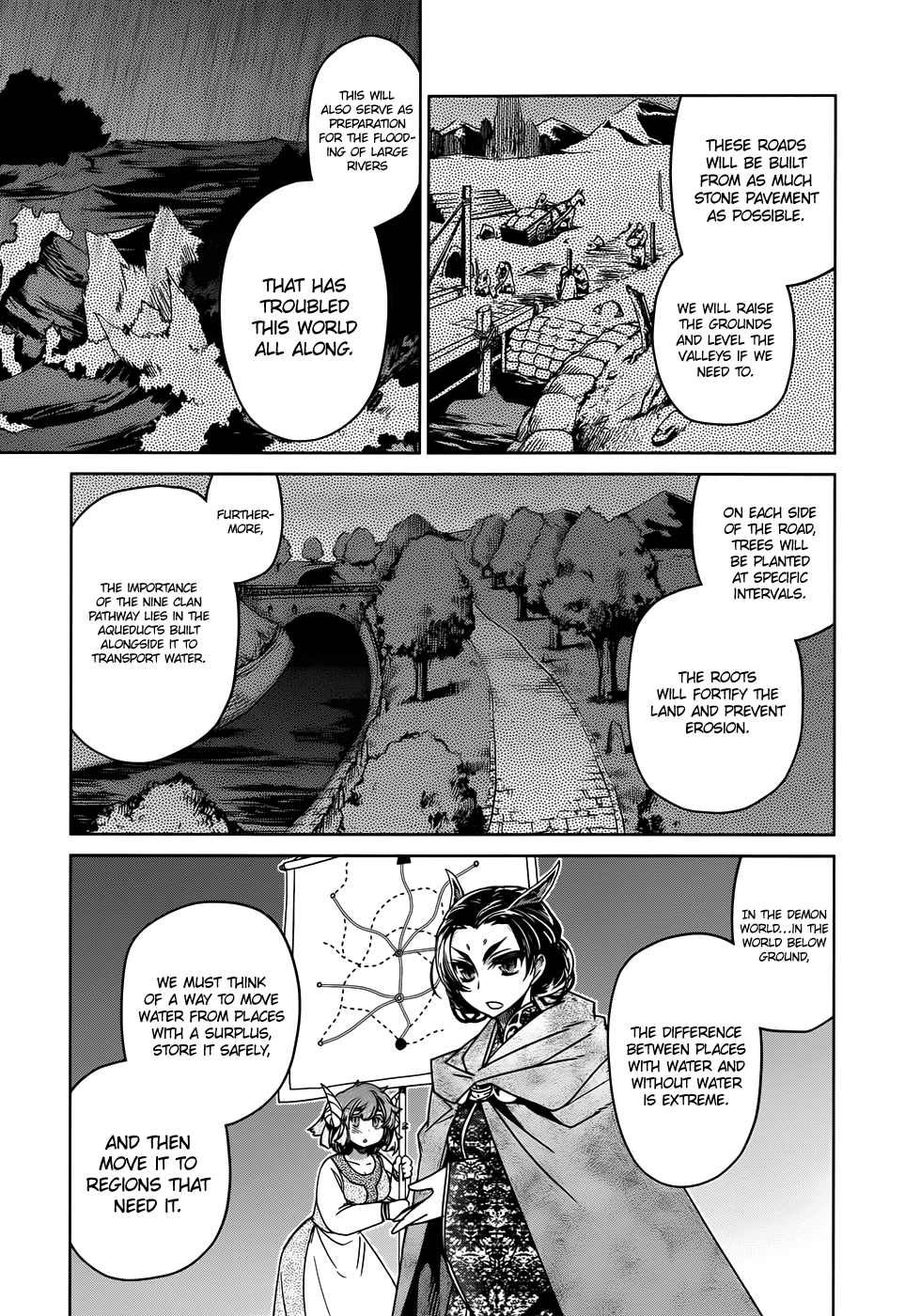 Maoyuu Maou Yuusha - "Kono Watashi no Mono Tonare, Yuusha yo" "Kotowaru!" Chapter 33 page 12 - Chapter 33: Roads