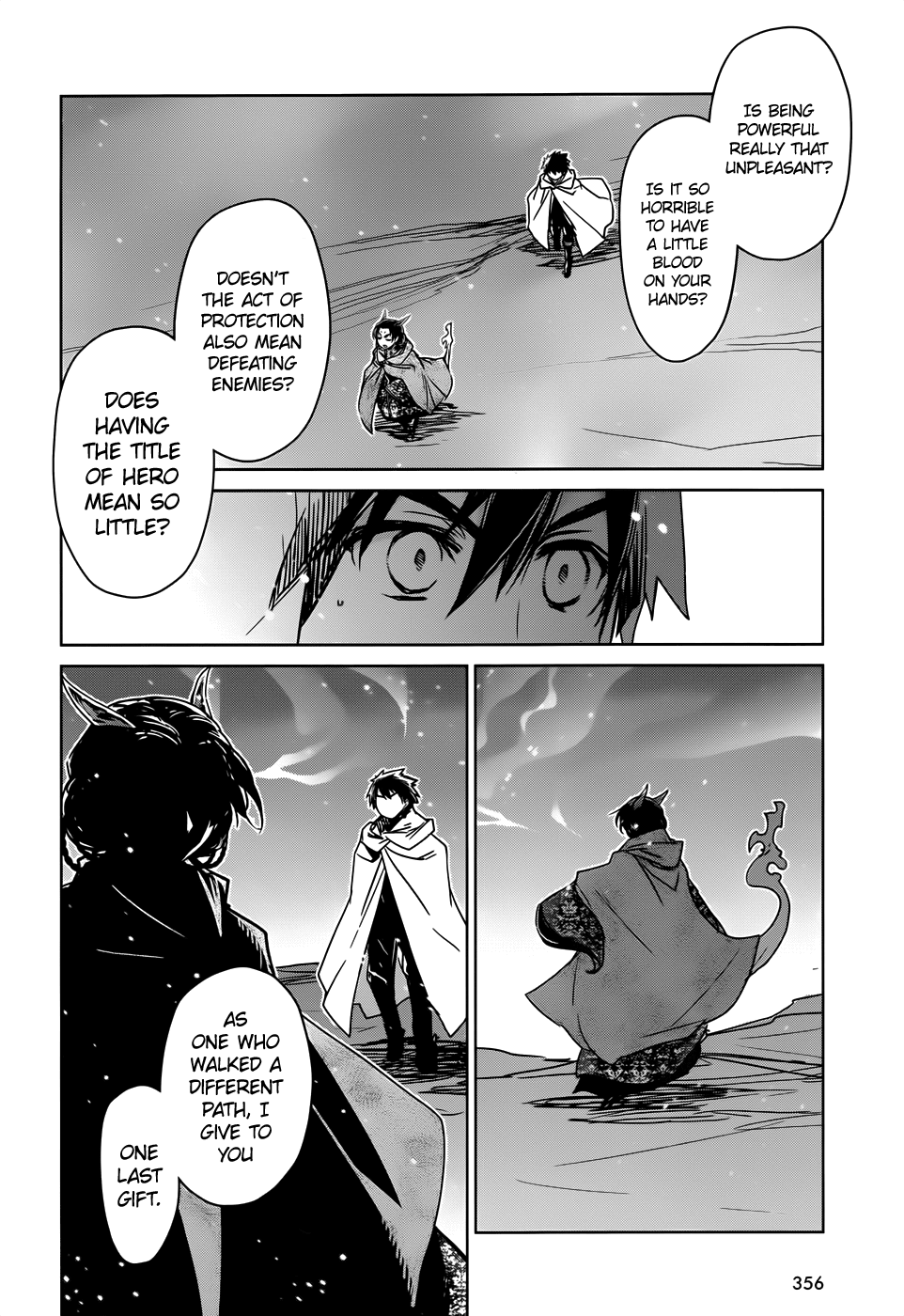 Maoyuu Maou Yuusha - "Kono Watashi no Mono Tonare, Yuusha yo" "Kotowaru!" Chapter 33 page 29 - Chapter 33: Roads