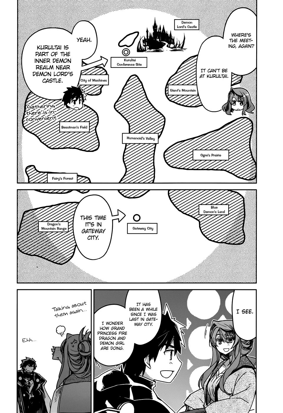 Maoyuu Maou Yuusha - "Kono Watashi no Mono Tonare, Yuusha yo" "Kotowaru!" Chapter 33 page 3 - Chapter 33: Roads