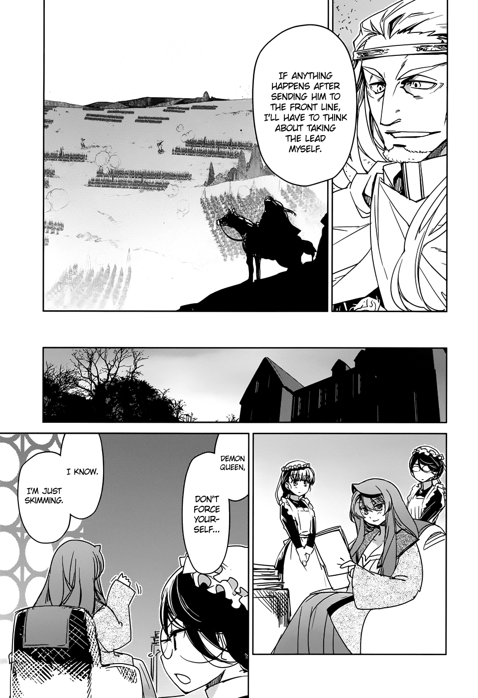 Maoyuu Maou Yuusha - "Kono Watashi no Mono Tonare, Yuusha yo" "Kotowaru!" Chapter 33 page 35 - Chapter 33: Roads