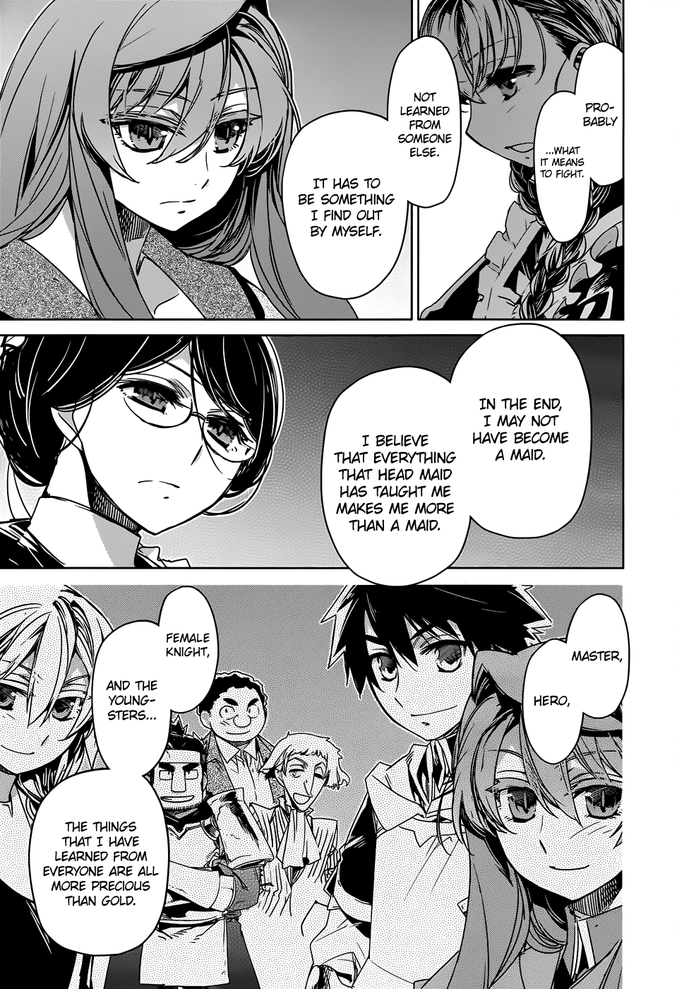 Maoyuu Maou Yuusha - "Kono Watashi no Mono Tonare, Yuusha yo" "Kotowaru!" Chapter 33 page 45 - Chapter 33: Roads