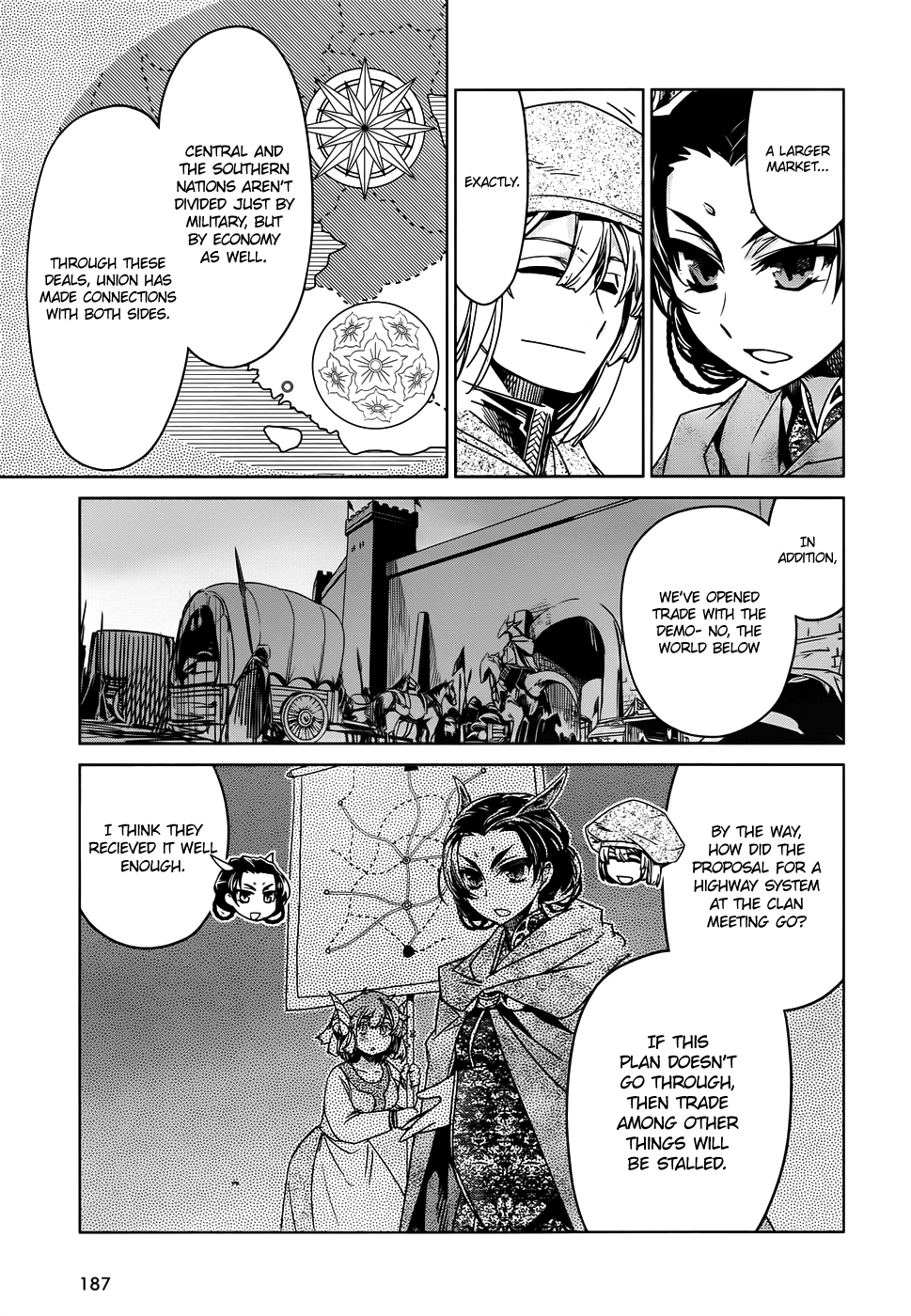 Maoyuu Maou Yuusha - "Kono Watashi no Mono Tonare, Yuusha yo" "Kotowaru!" Chapter 34 page 22 - Chapter 34: Humans are Involved in the World From the Moment They are Born