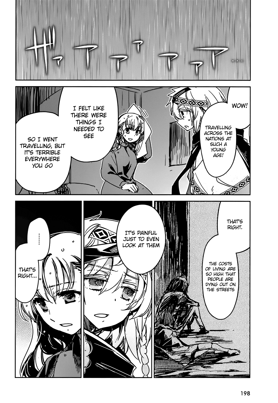 Maoyuu Maou Yuusha - "Kono Watashi no Mono Tonare, Yuusha yo" "Kotowaru!" Chapter 34 page 33 - Chapter 34: Humans are Involved in the World From the Moment They are Born