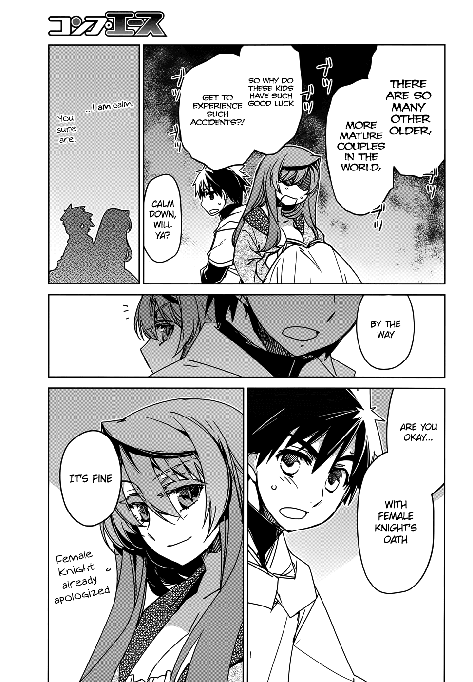Maoyuu Maou Yuusha - "Kono Watashi no Mono Tonare, Yuusha yo" "Kotowaru!" Chapter 34 page 6 - Chapter 34: Humans are Involved in the World From the Moment They are Born
