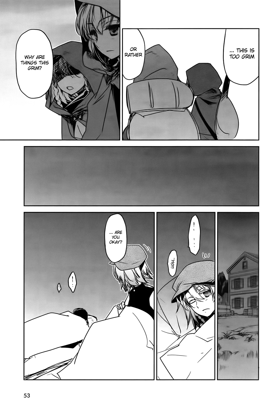 Maoyuu Maou Yuusha - "Kono Watashi no Mono Tonare, Yuusha yo" "Kotowaru!" Chapter 35 page 15 - Chapter 35: An Old Story