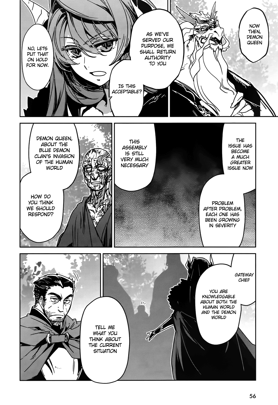 Maoyuu Maou Yuusha - "Kono Watashi no Mono Tonare, Yuusha yo" "Kotowaru!" Chapter 35 page 18 - Chapter 35: An Old Story