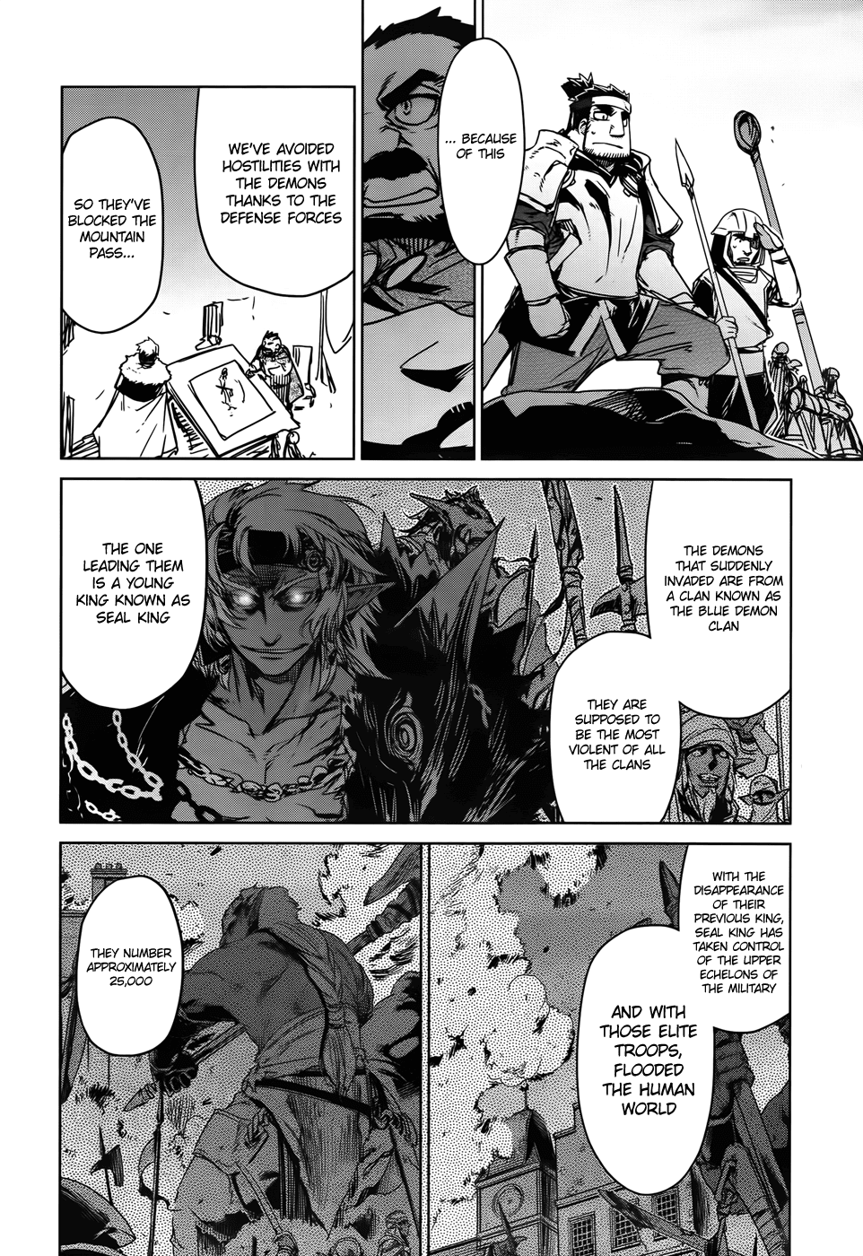 Maoyuu Maou Yuusha - "Kono Watashi no Mono Tonare, Yuusha yo" "Kotowaru!" Chapter 35 page 26 - Chapter 35: An Old Story