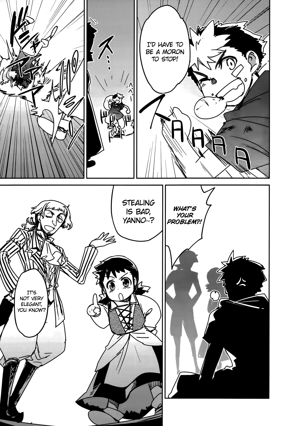 Maoyuu Maou Yuusha - "Kono Watashi no Mono Tonare, Yuusha yo" "Kotowaru!" Chapter 36 page 19 - Chapter 36: I Want to See the Other Side of the Hill Too