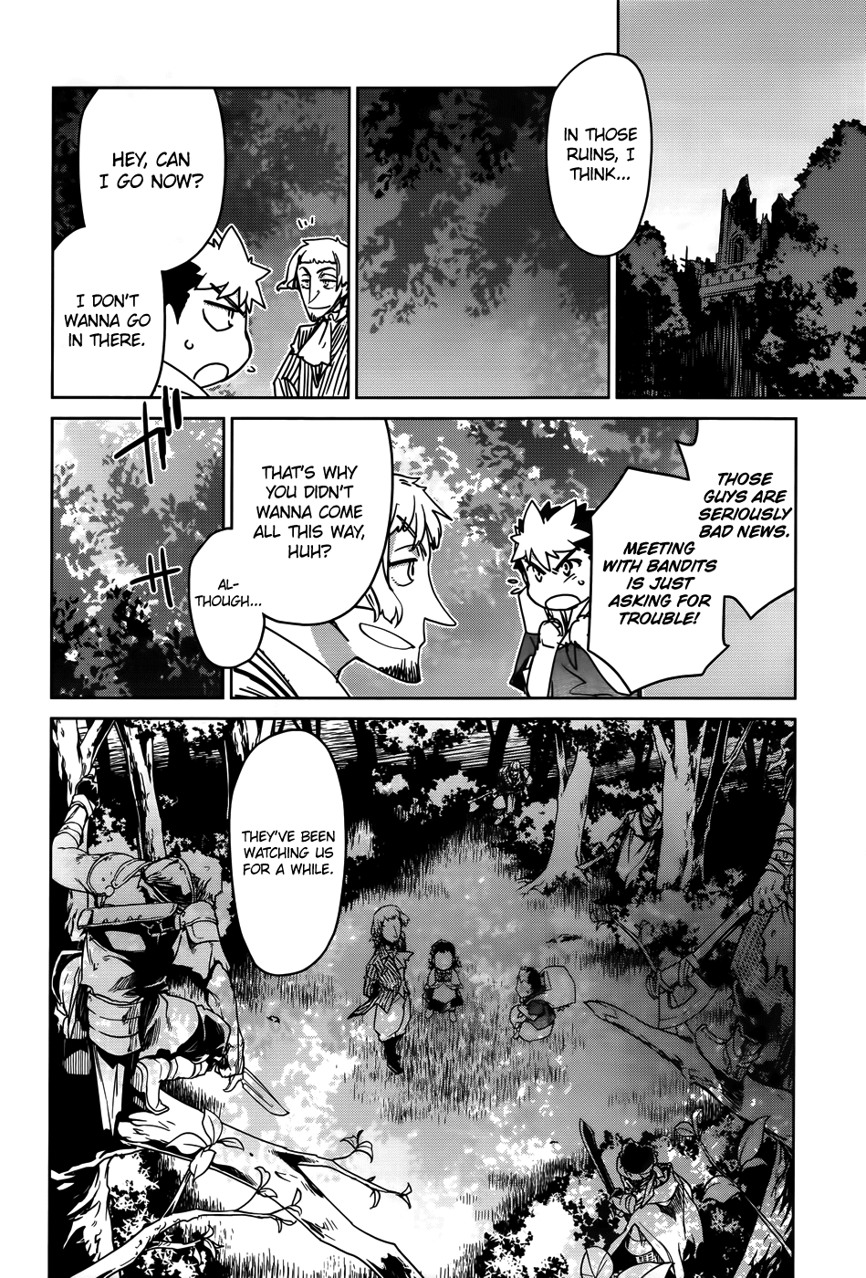 Maoyuu Maou Yuusha - "Kono Watashi no Mono Tonare, Yuusha yo" "Kotowaru!" Chapter 36 page 22 - Chapter 36: I Want to See the Other Side of the Hill Too