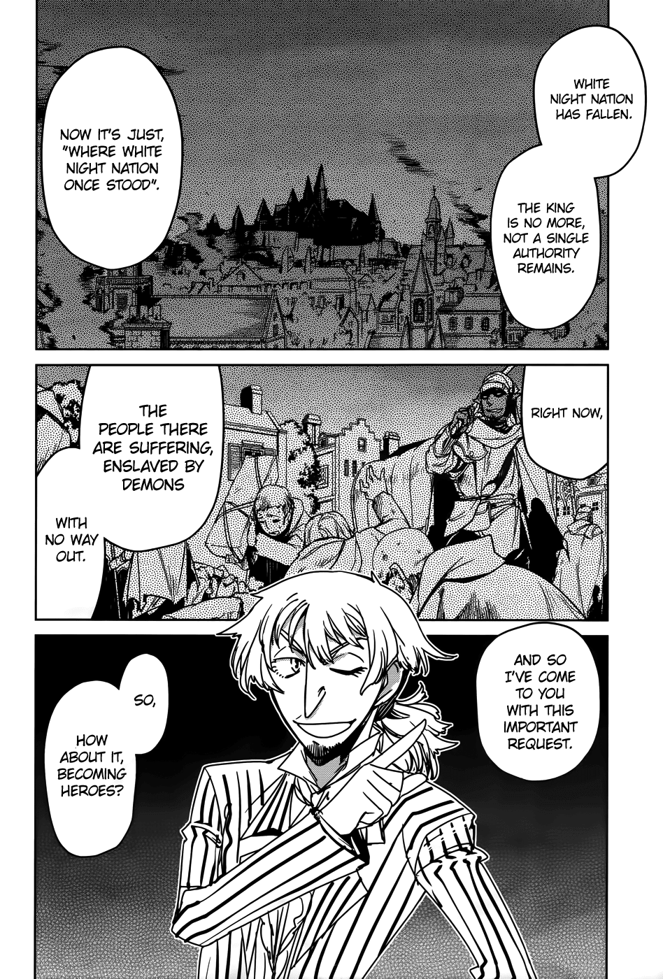 Maoyuu Maou Yuusha - "Kono Watashi no Mono Tonare, Yuusha yo" "Kotowaru!" Chapter 36 page 26 - Chapter 36: I Want to See the Other Side of the Hill Too