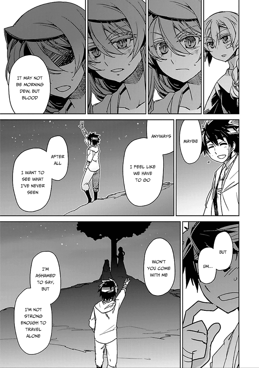 Maoyuu Maou Yuusha - "Kono Watashi no Mono Tonare, Yuusha yo" "Kotowaru!" Chapter 39 page 21 - Chapter 39: Save Them Your Own Way