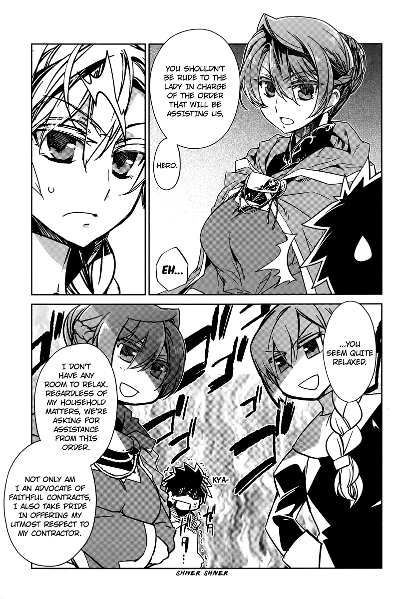 Maoyuu Maou Yuusha - "Kono Watashi no Mono Tonare, Yuusha yo" "Kotowaru!" Chapter 4 page 17 - Chapter 4: Where Have You Been Wander Around Until Now?