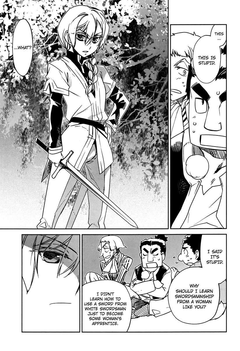 Maoyuu Maou Yuusha - "Kono Watashi no Mono Tonare, Yuusha yo" "Kotowaru!" Chapter 4 page 31 - Chapter 4: Where Have You Been Wander Around Until Now?