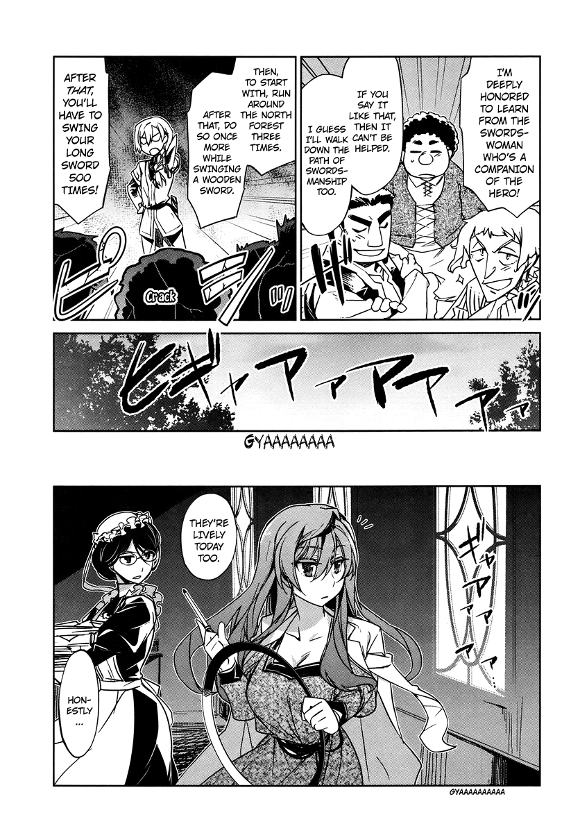 Maoyuu Maou Yuusha - "Kono Watashi no Mono Tonare, Yuusha yo" "Kotowaru!" Chapter 4 page 35 - Chapter 4: Where Have You Been Wander Around Until Now?