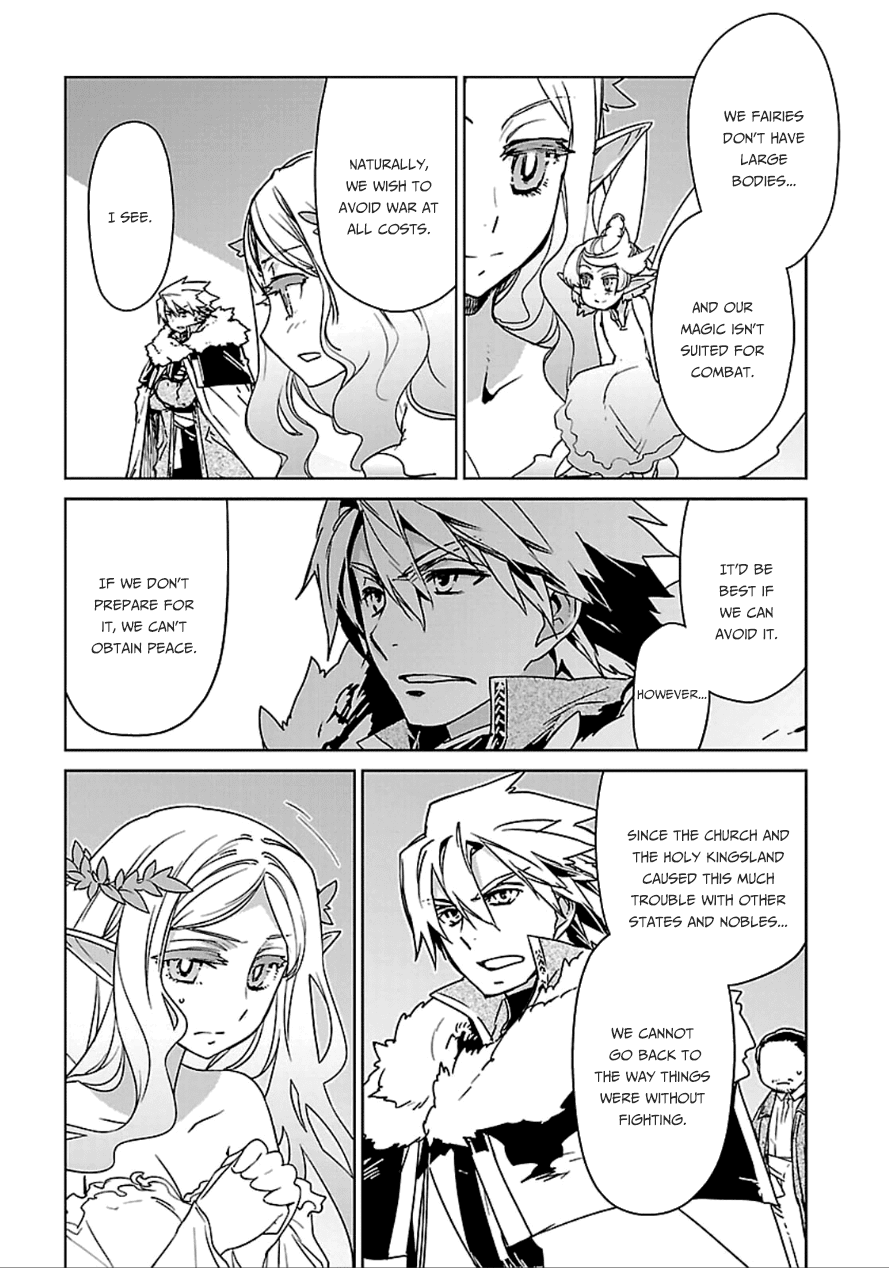 Maoyuu Maou Yuusha - "Kono Watashi no Mono Tonare, Yuusha yo" "Kotowaru!" Chapter 40 page 19 - Chapter 40: We Can't Lose