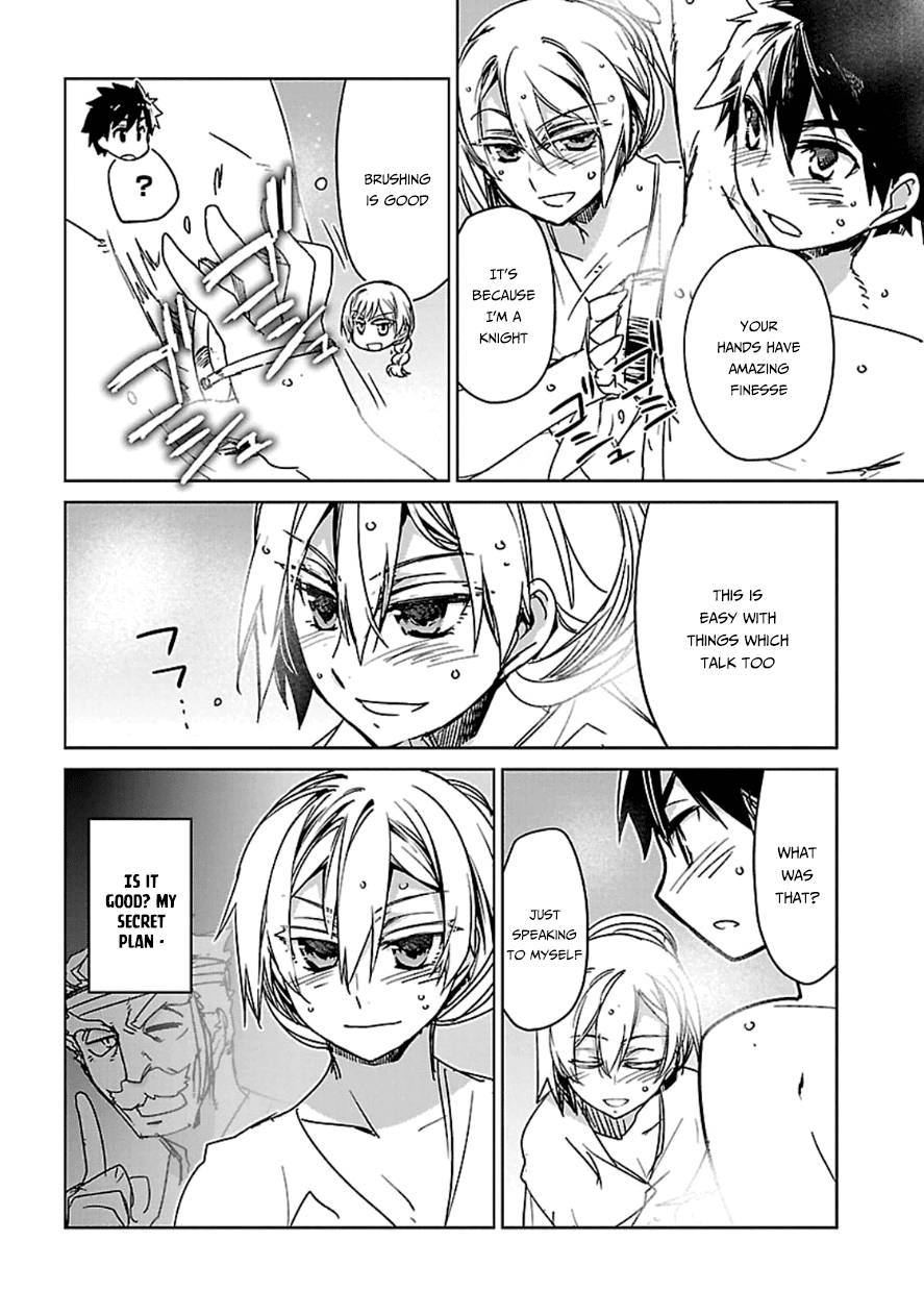 Maoyuu Maou Yuusha - "Kono Watashi no Mono Tonare, Yuusha yo" "Kotowaru!" Chapter 41 page 34 - Chapter 41: I Did Not Fall in Love With the Hero So You Would Save Me