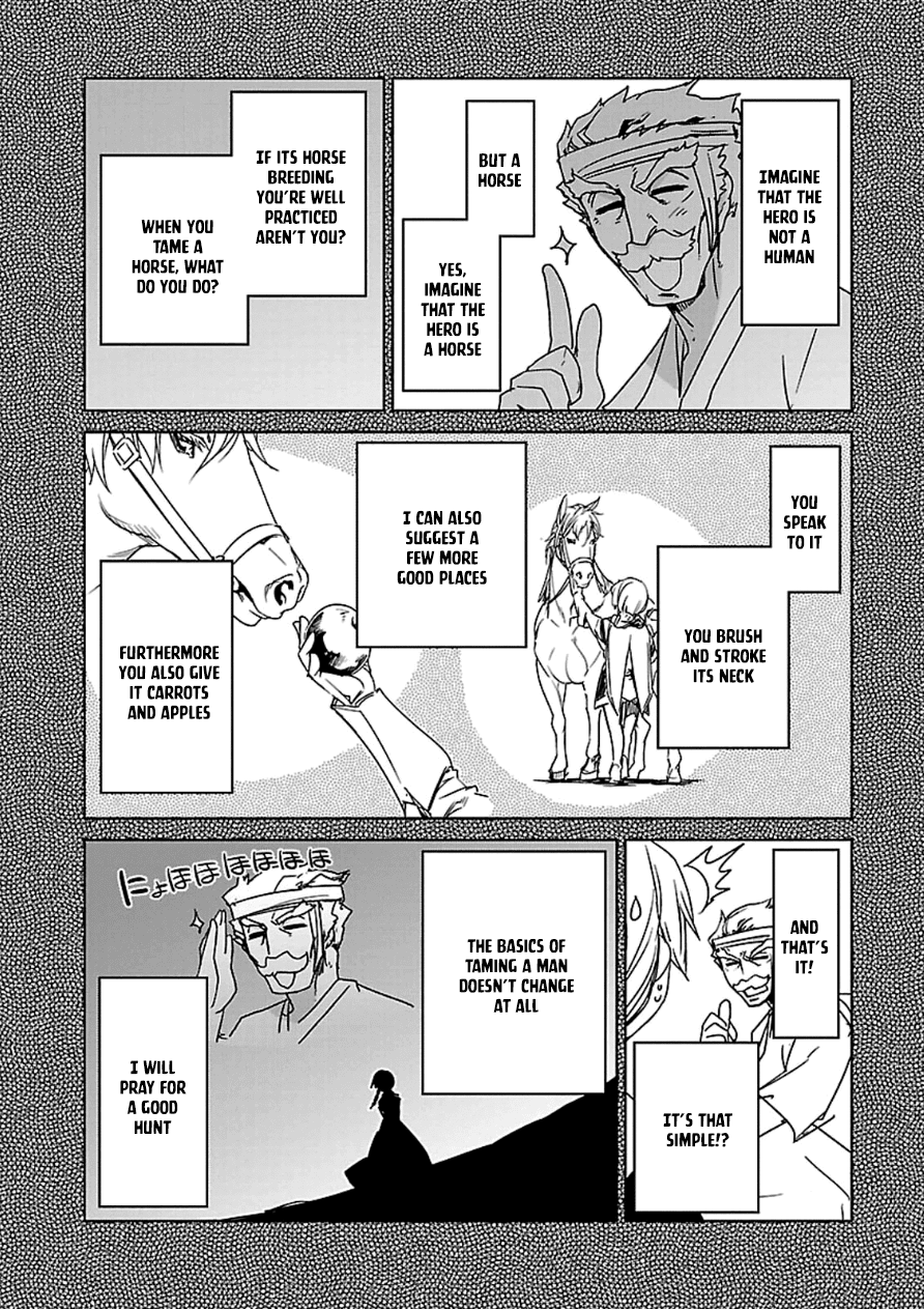Maoyuu Maou Yuusha - "Kono Watashi no Mono Tonare, Yuusha yo" "Kotowaru!" Chapter 41 page 35 - Chapter 41: I Did Not Fall in Love With the Hero So You Would Save Me