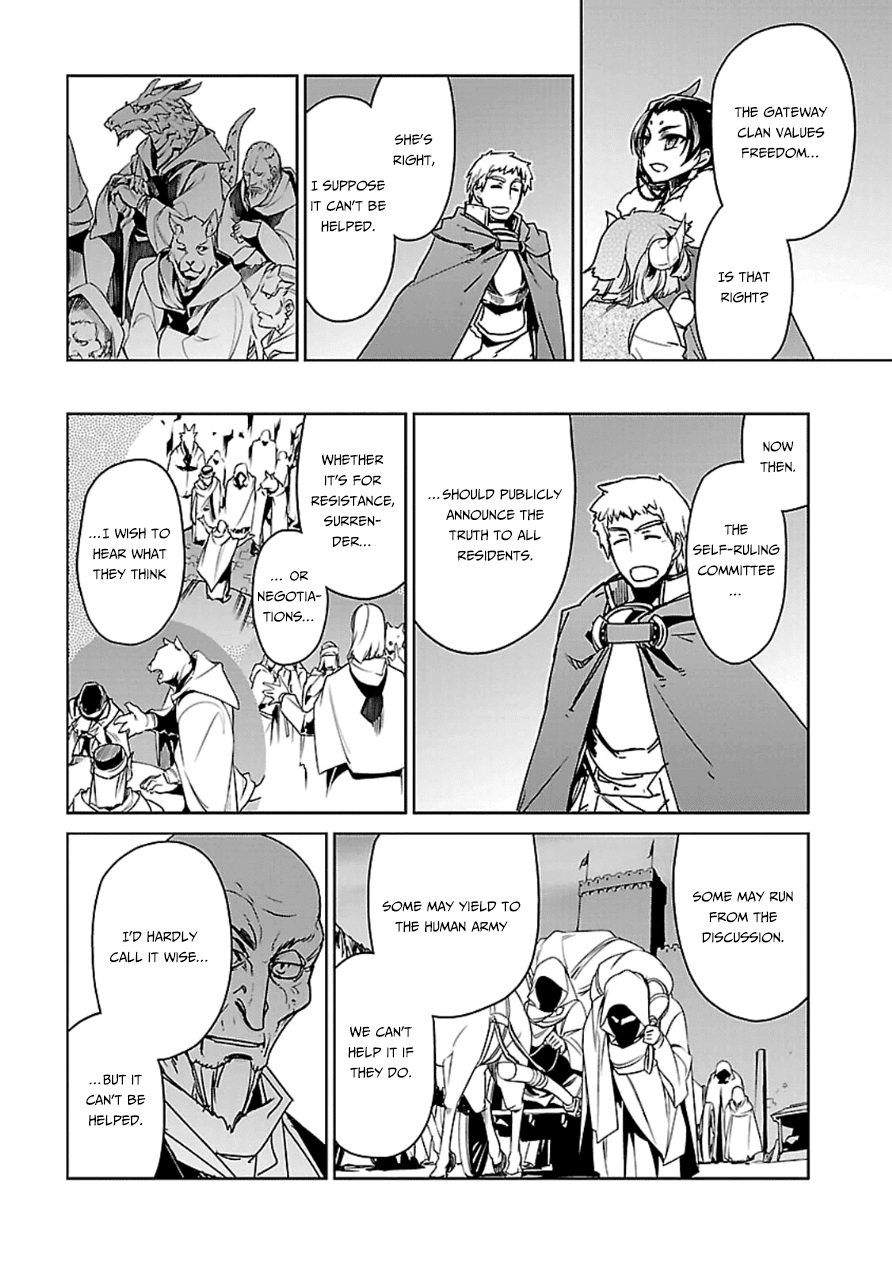 Maoyuu Maou Yuusha - "Kono Watashi no Mono Tonare, Yuusha yo" "Kotowaru!" Chapter 43 page 40 - Chapter 43: This City... is Important to Me