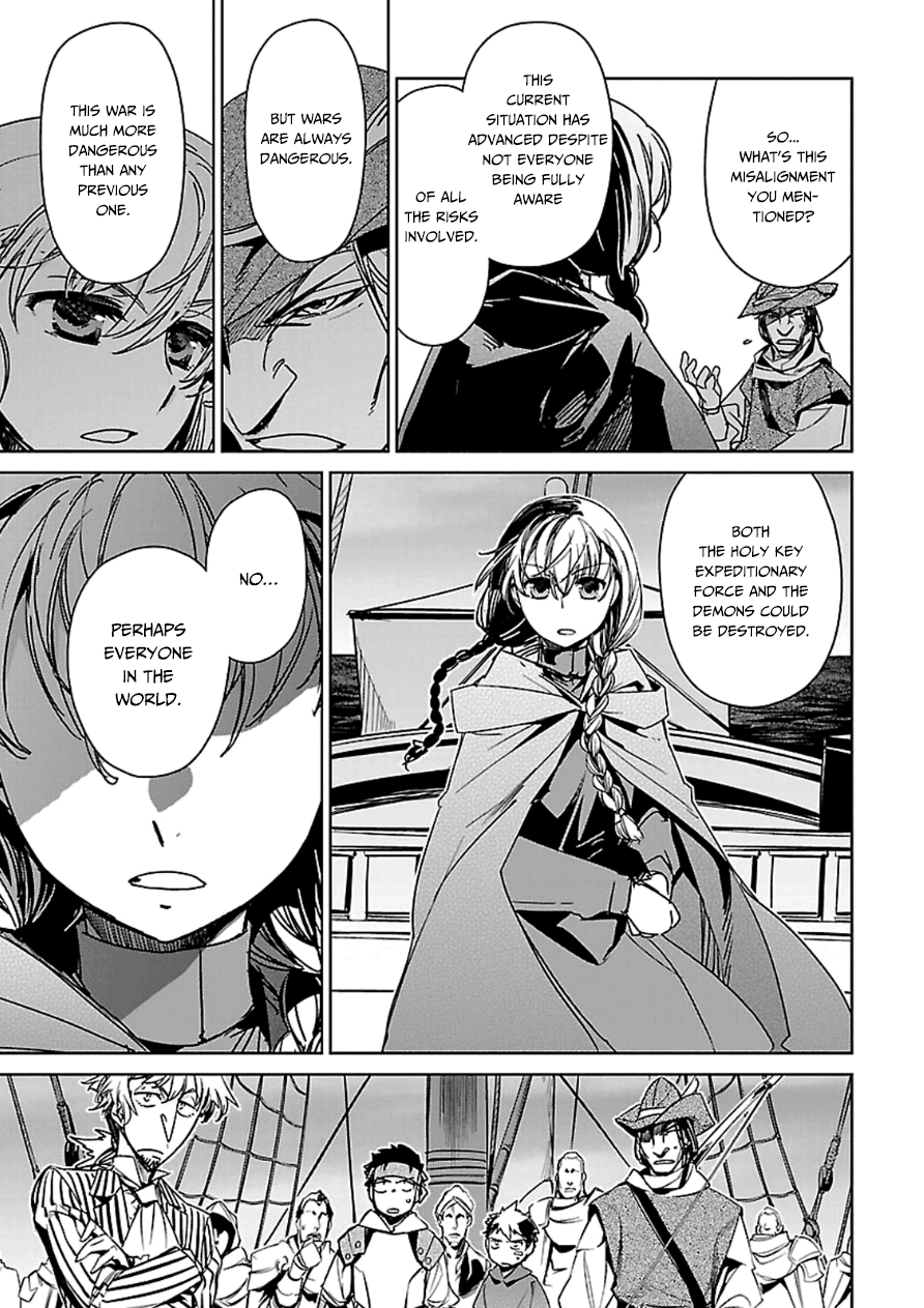 Maoyuu Maou Yuusha - "Kono Watashi no Mono Tonare, Yuusha yo" "Kotowaru!" Chapter 43 page 9 - Chapter 43: This City... is Important to Me