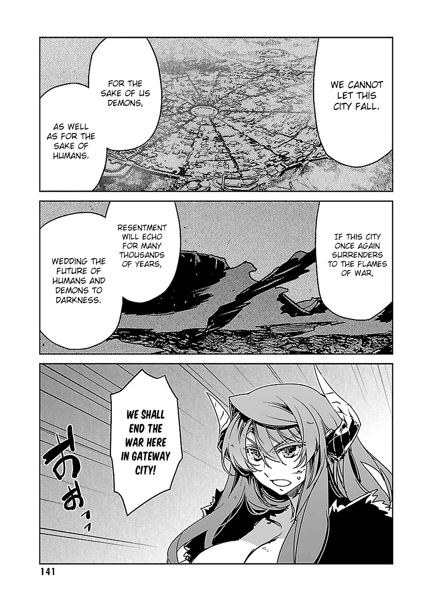 Maoyuu Maou Yuusha - "Kono Watashi no Mono Tonare, Yuusha yo" "Kotowaru!" Chapter 46 page 36 - Chapter 46: In the Name of Those Who Won't Return