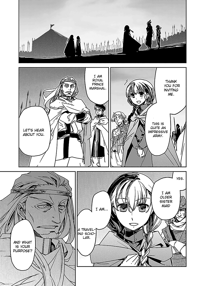 Maoyuu Maou Yuusha - "Kono Watashi no Mono Tonare, Yuusha yo" "Kotowaru!" Chapter 46 page 54 - Chapter 46: In the Name of Those Who Won't Return