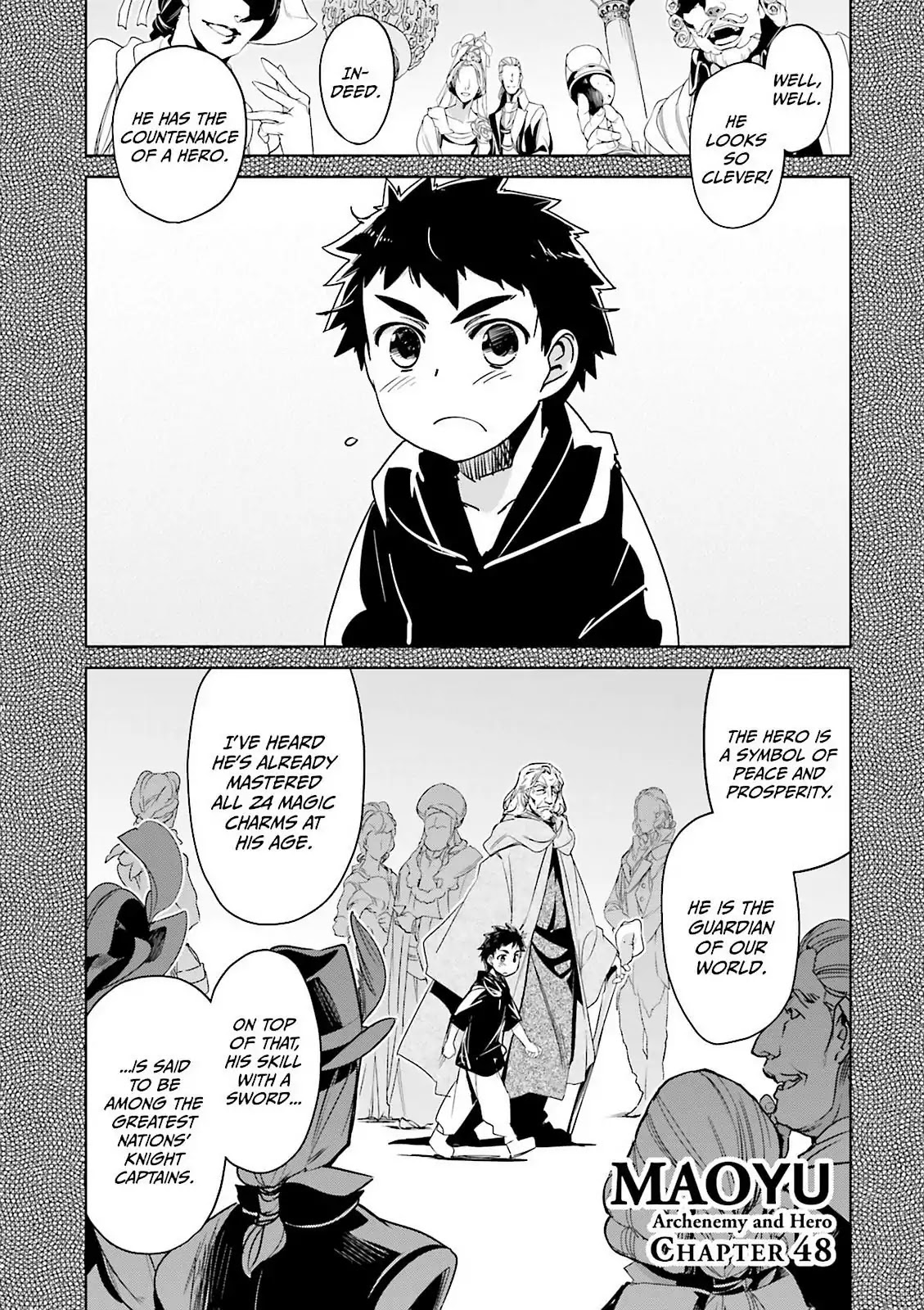 Maoyuu Maou Yuusha - "Kono Watashi no Mono Tonare, Yuusha yo" "Kotowaru!" Chapter 48 page 1 - Chapter 48: For Tomorrow