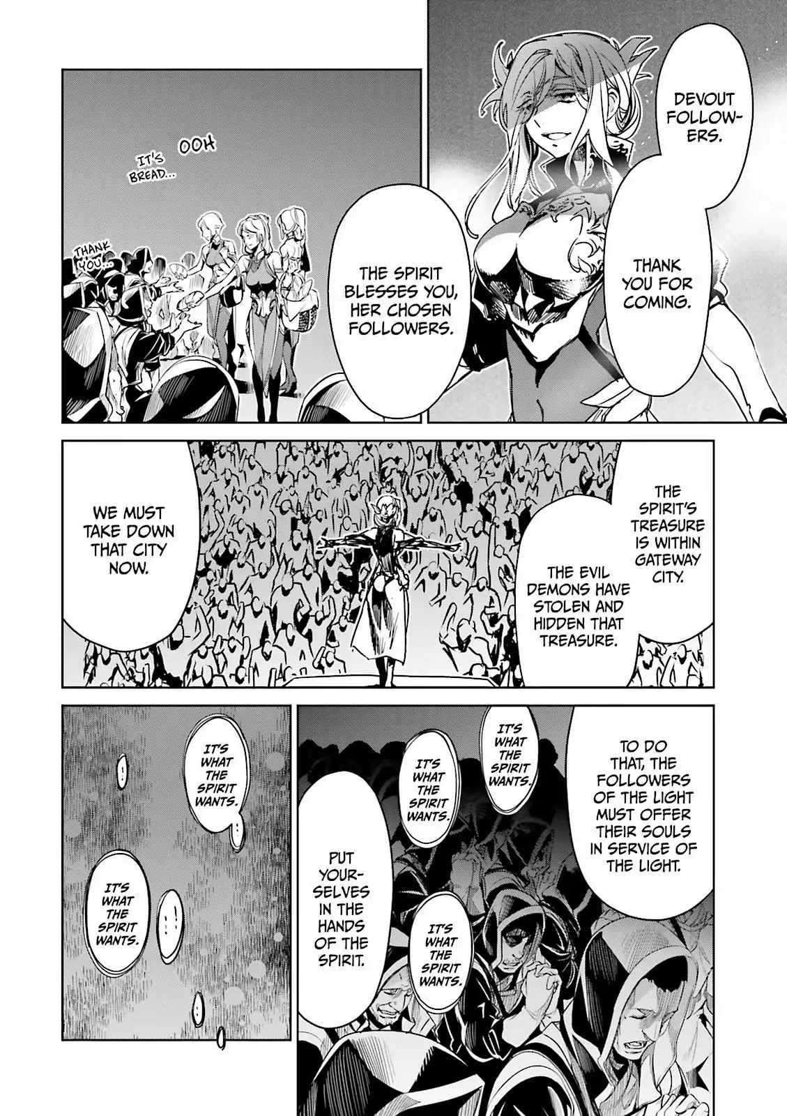 Maoyuu Maou Yuusha - "Kono Watashi no Mono Tonare, Yuusha yo" "Kotowaru!" Chapter 48 page 28 - Chapter 48: For Tomorrow