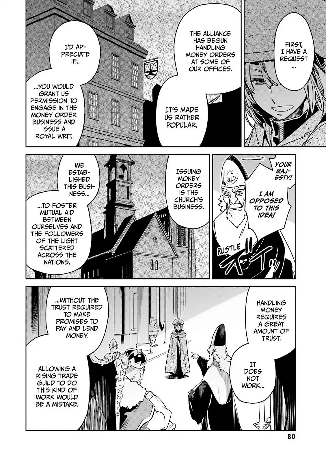 Maoyuu Maou Yuusha - "Kono Watashi no Mono Tonare, Yuusha yo" "Kotowaru!" Chapter 48 page 34 - Chapter 48: For Tomorrow