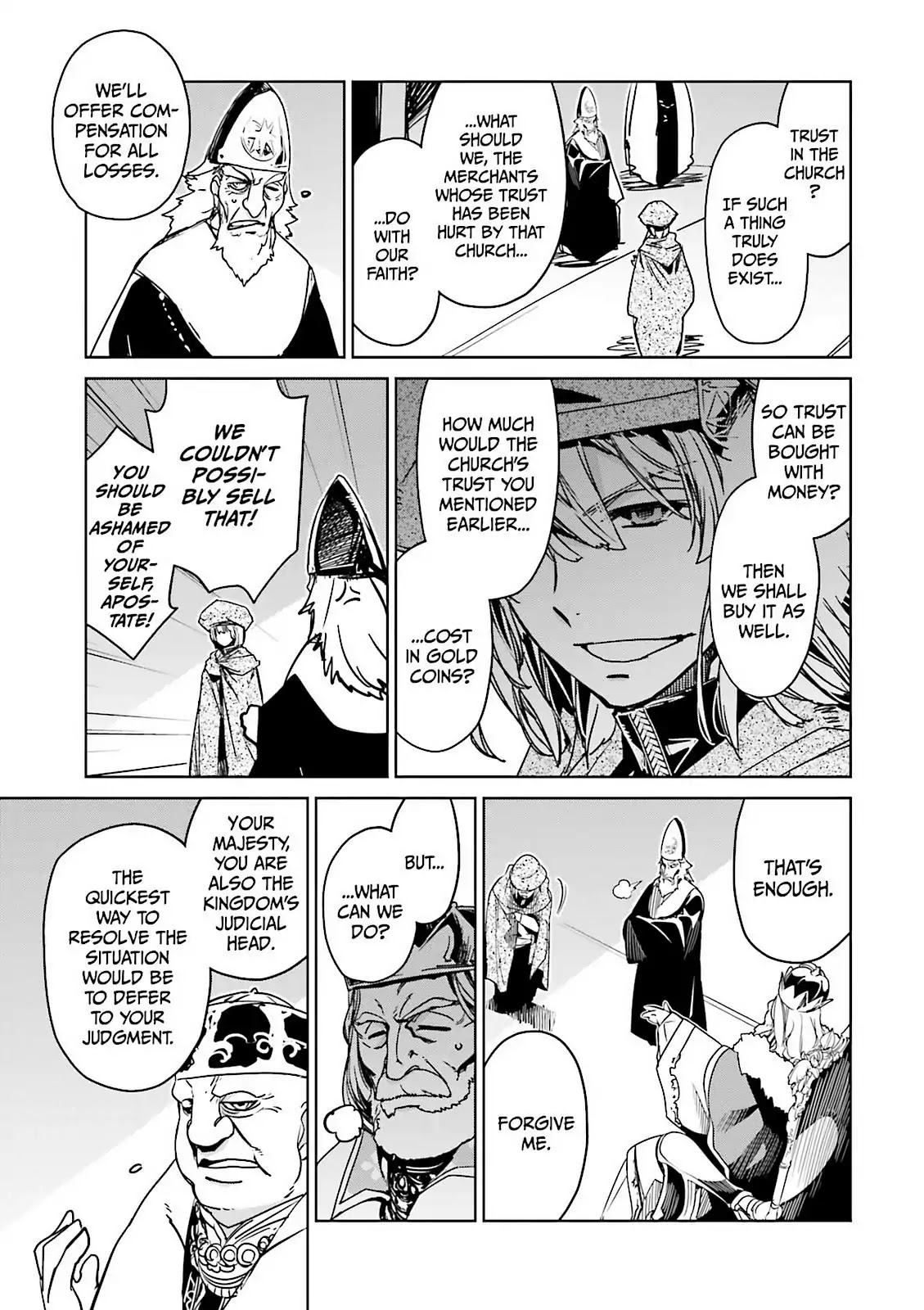 Maoyuu Maou Yuusha - "Kono Watashi no Mono Tonare, Yuusha yo" "Kotowaru!" Chapter 48 page 37 - Chapter 48: For Tomorrow