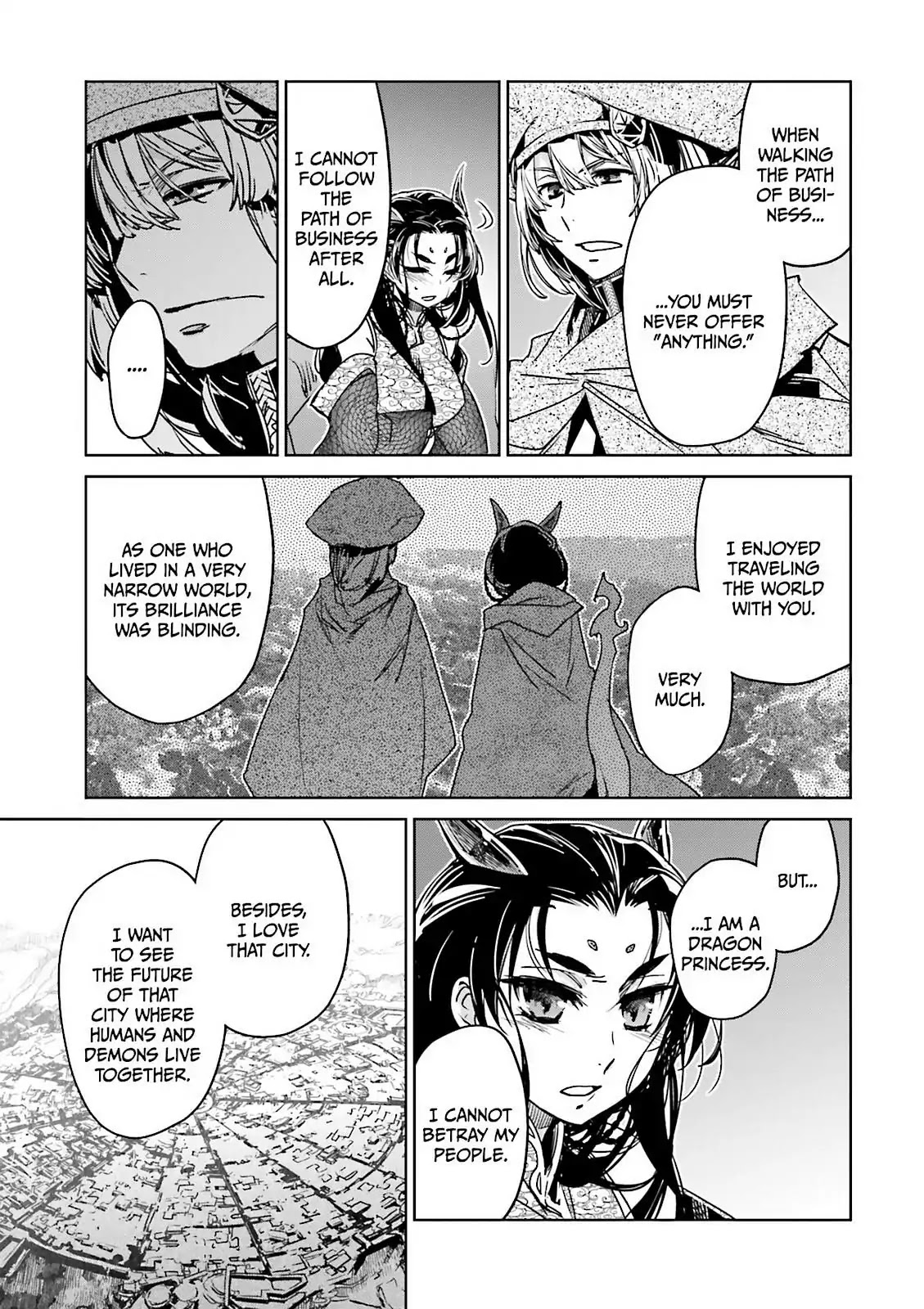 Maoyuu Maou Yuusha - "Kono Watashi no Mono Tonare, Yuusha yo" "Kotowaru!" Chapter 48 page 49 - Chapter 48: For Tomorrow