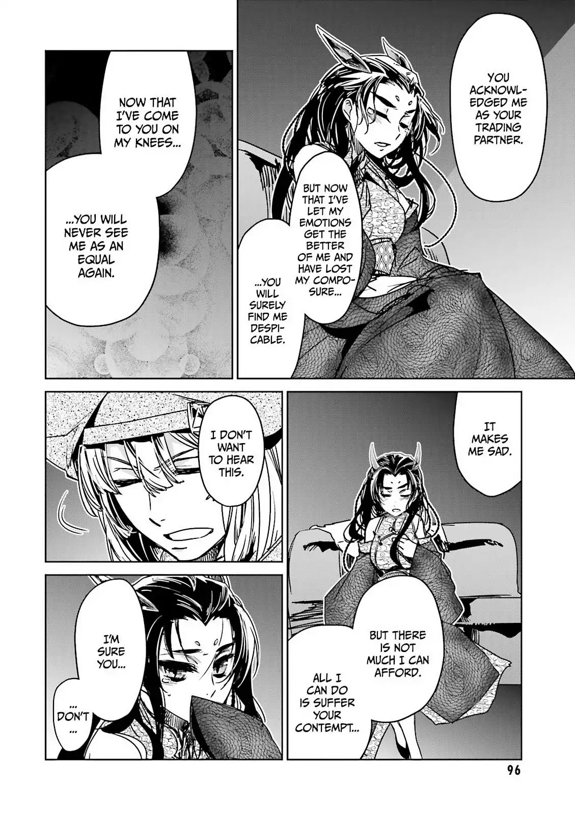 Maoyuu Maou Yuusha - "Kono Watashi no Mono Tonare, Yuusha yo" "Kotowaru!" Chapter 48 page 50 - Chapter 48: For Tomorrow
