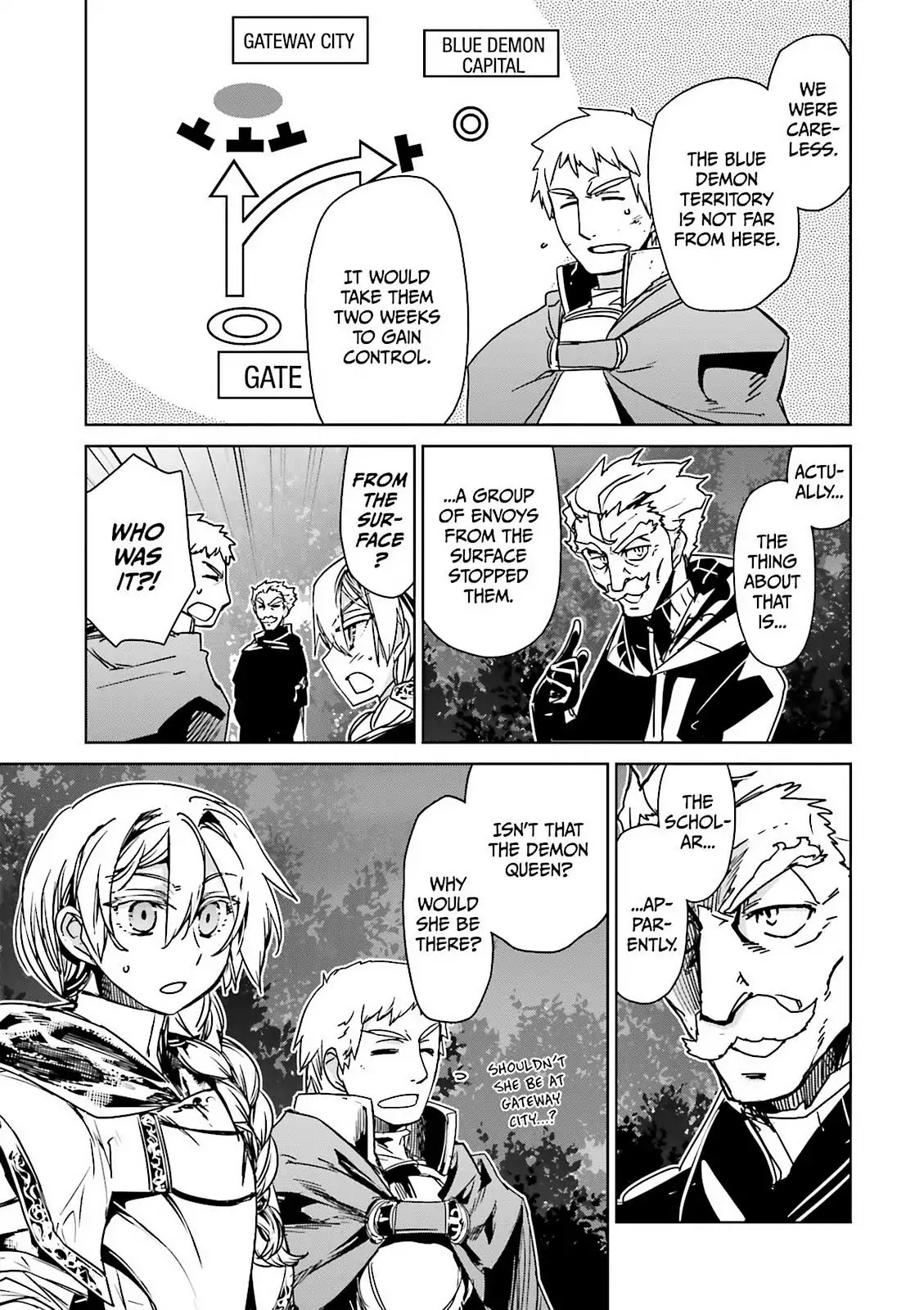 Maoyuu Maou Yuusha - "Kono Watashi no Mono Tonare, Yuusha yo" "Kotowaru!" Chapter 49 page 27 - Chapter 49: Have Hope For Your Story That Will Someday Begin