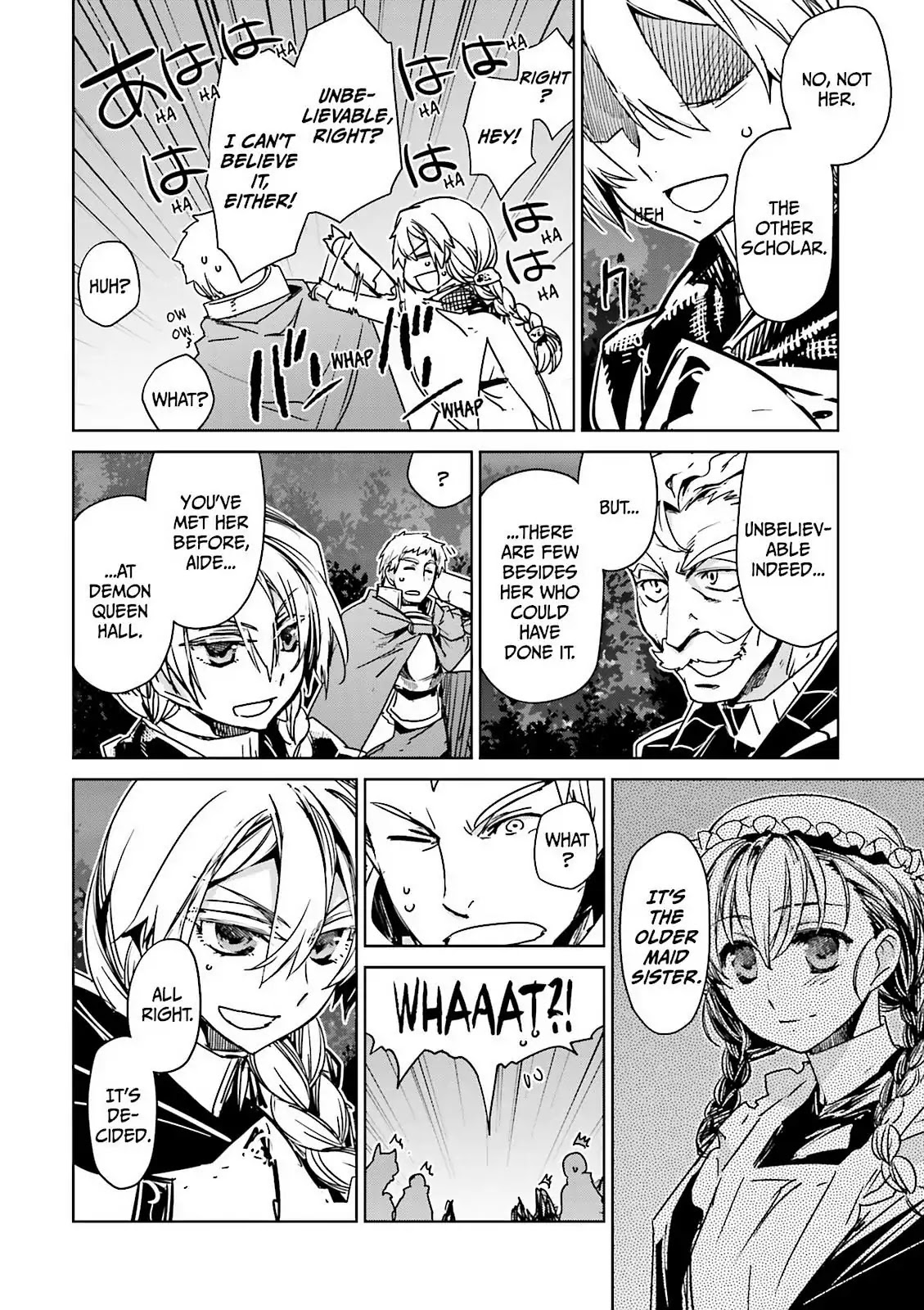 Maoyuu Maou Yuusha - "Kono Watashi no Mono Tonare, Yuusha yo" "Kotowaru!" Chapter 49 page 28 - Chapter 49: Have Hope For Your Story That Will Someday Begin