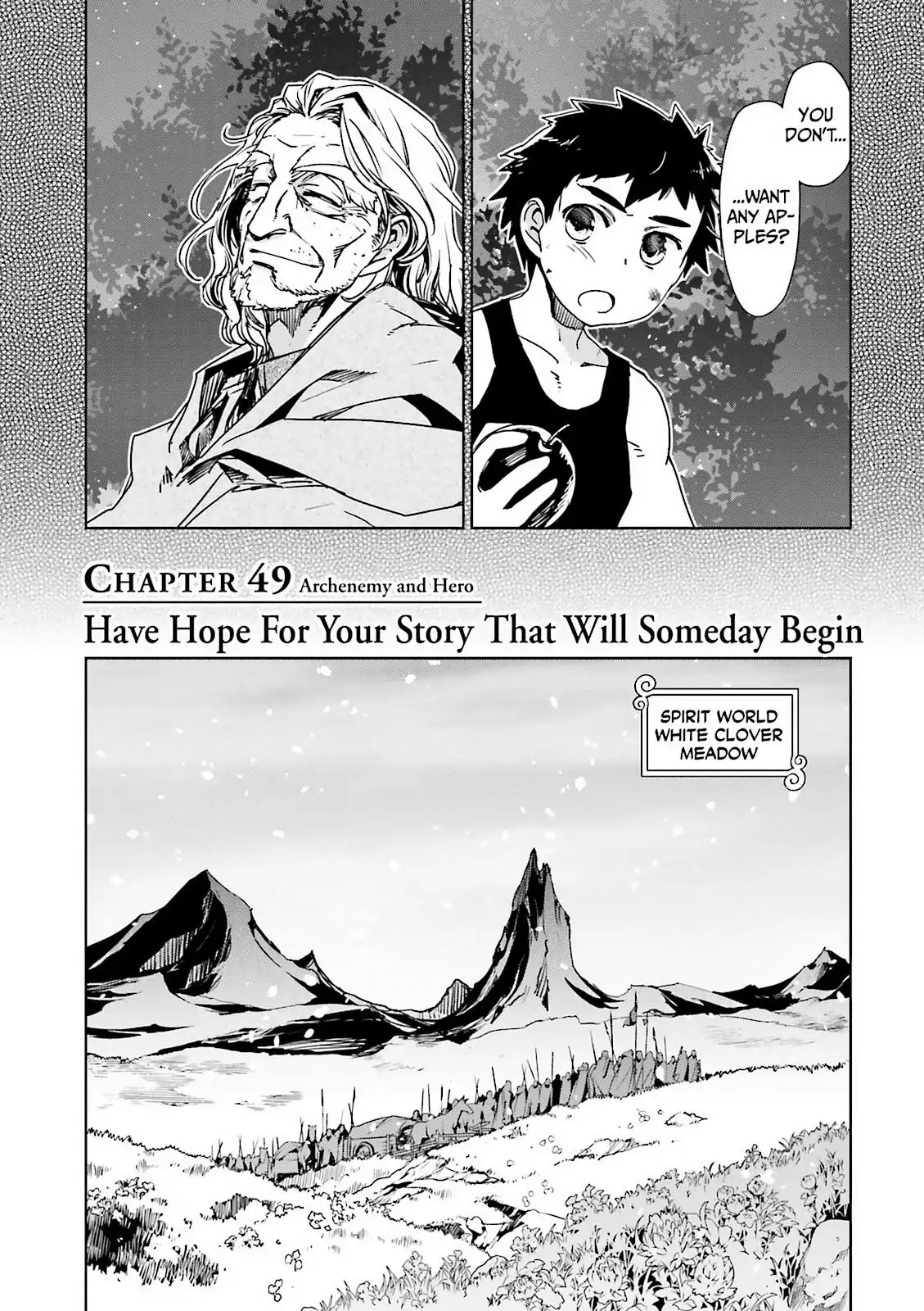 Maoyuu Maou Yuusha - "Kono Watashi no Mono Tonare, Yuusha yo" "Kotowaru!" Chapter 49 page 3 - Chapter 49: Have Hope For Your Story That Will Someday Begin